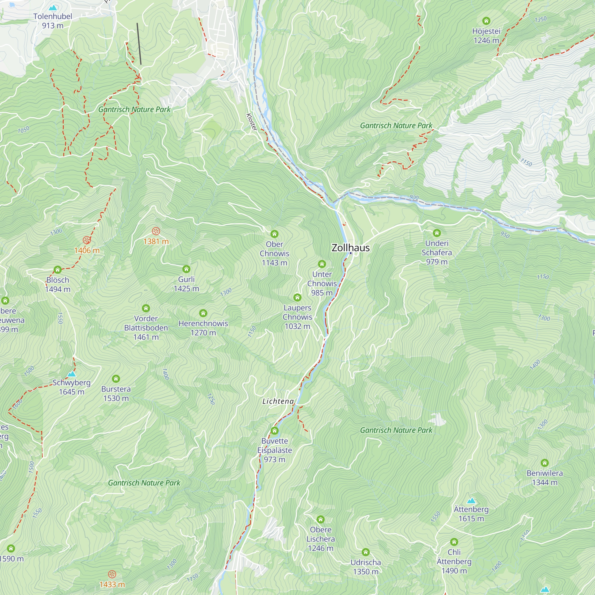 Laupers Chnöwis map
