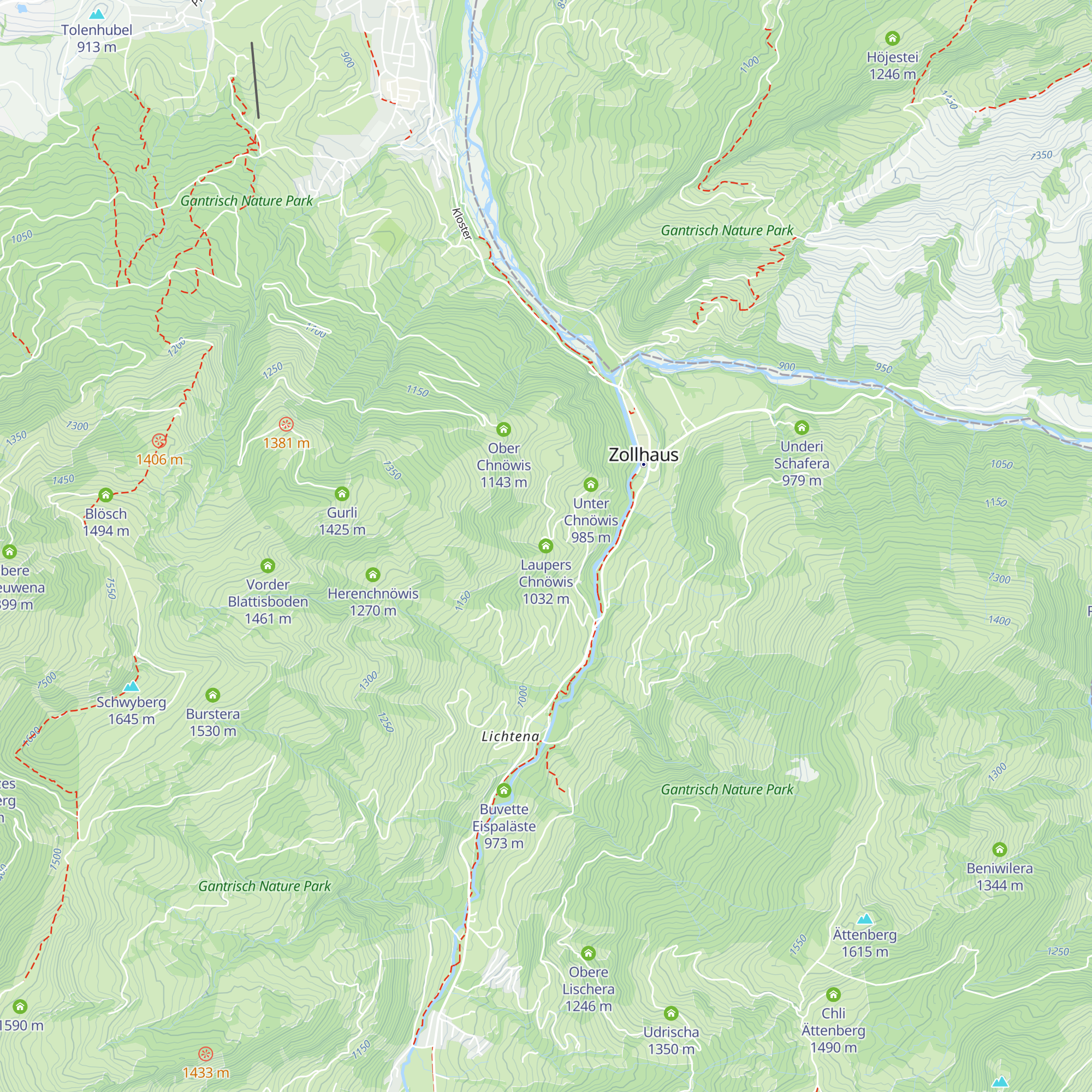 Laupers Chnöwis map