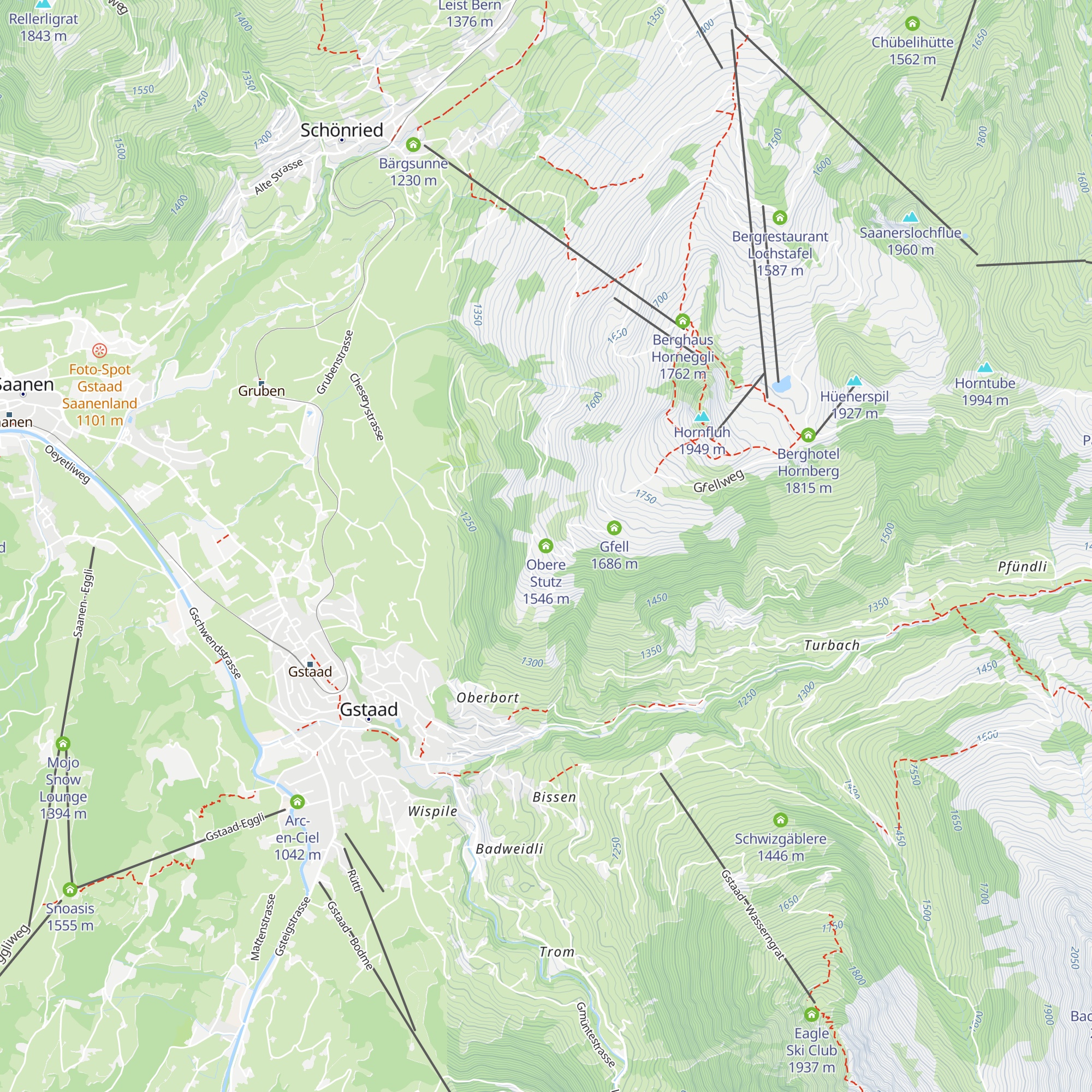 Obere Stutz map