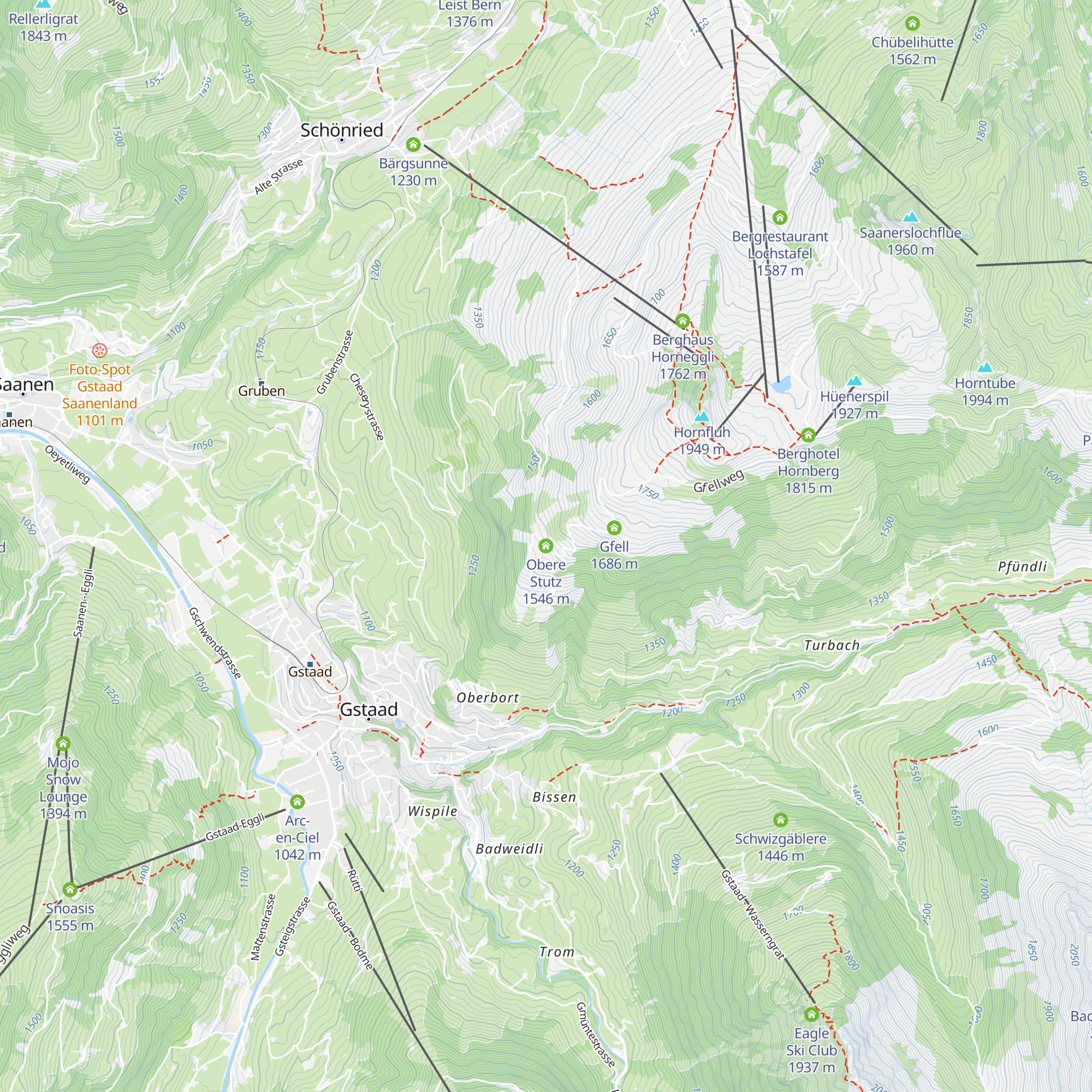 Obere Stutz map