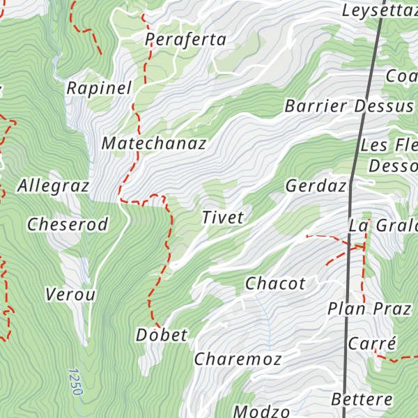 Map of Hotel Ristorante Tivet