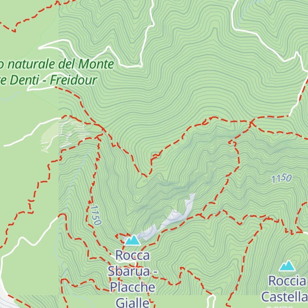 Map of Monte Freidour