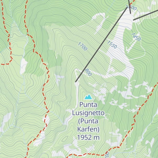 Map of Rifugio Karfen