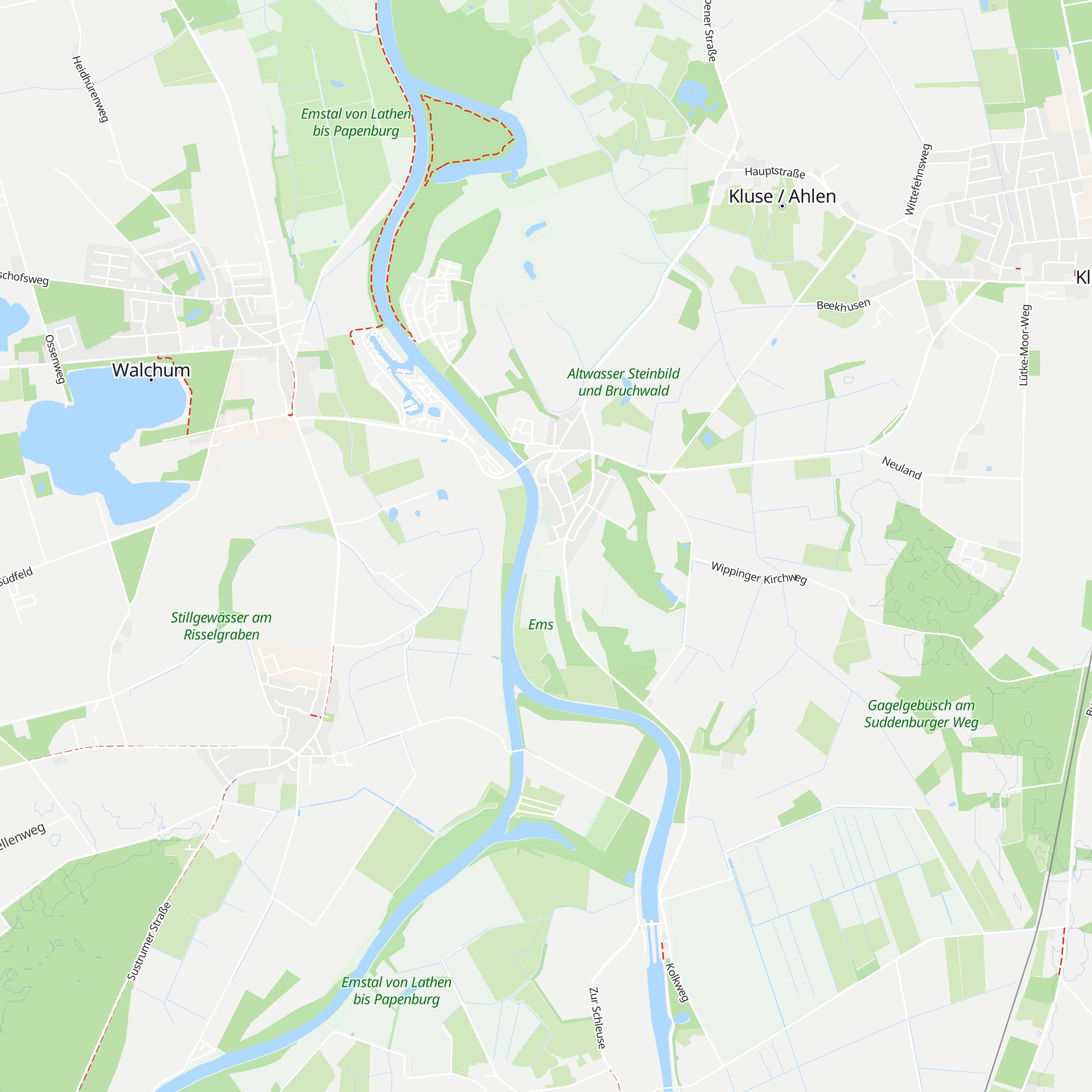 Hütte map