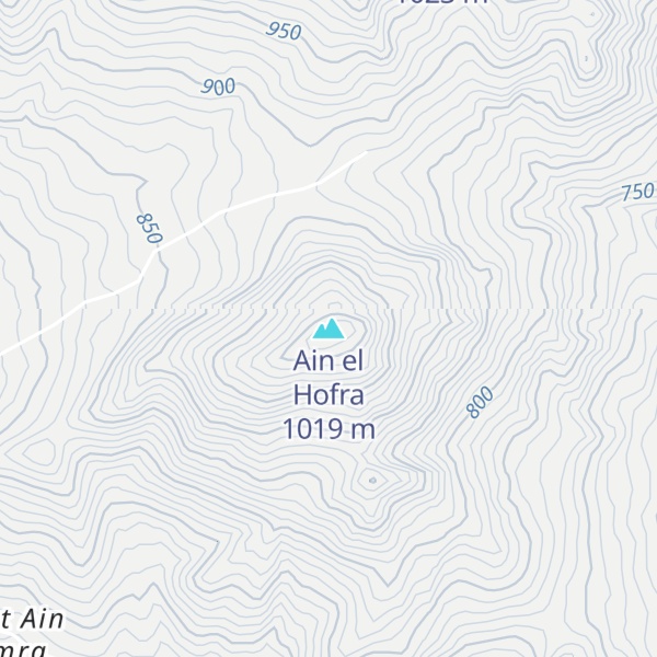 Map of Ain el Hofra
