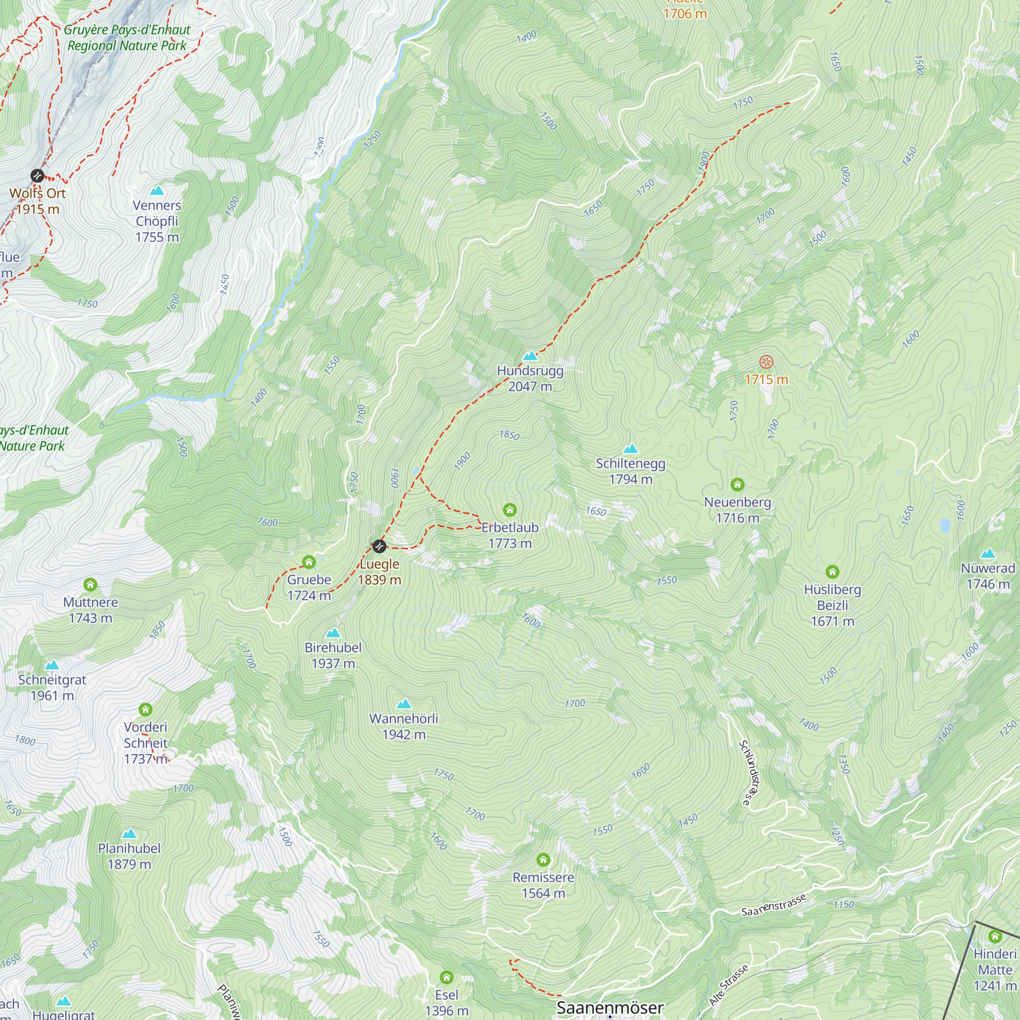 Erbetlaub map