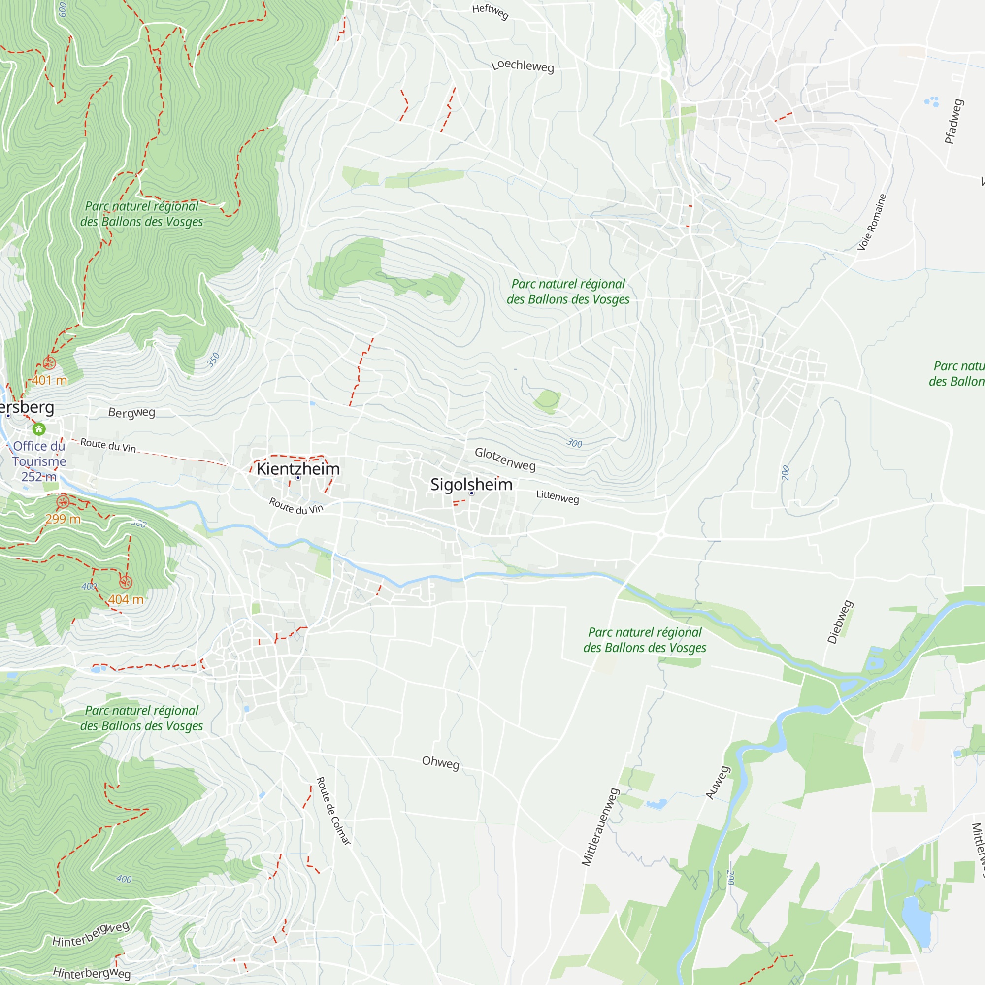 Gîte de France map