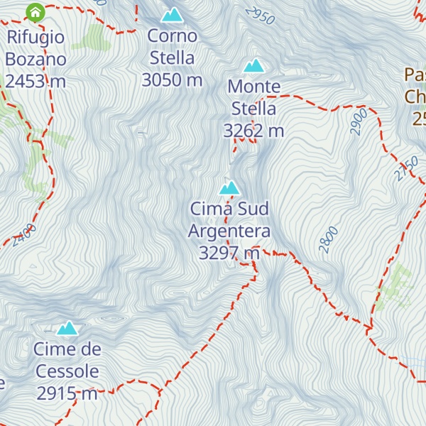 Map of Cima Genova