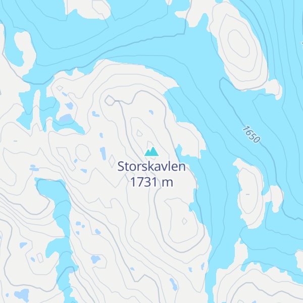 Map of Storskavlen