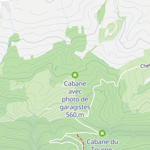 Map of Cabane avec photo de garagistes