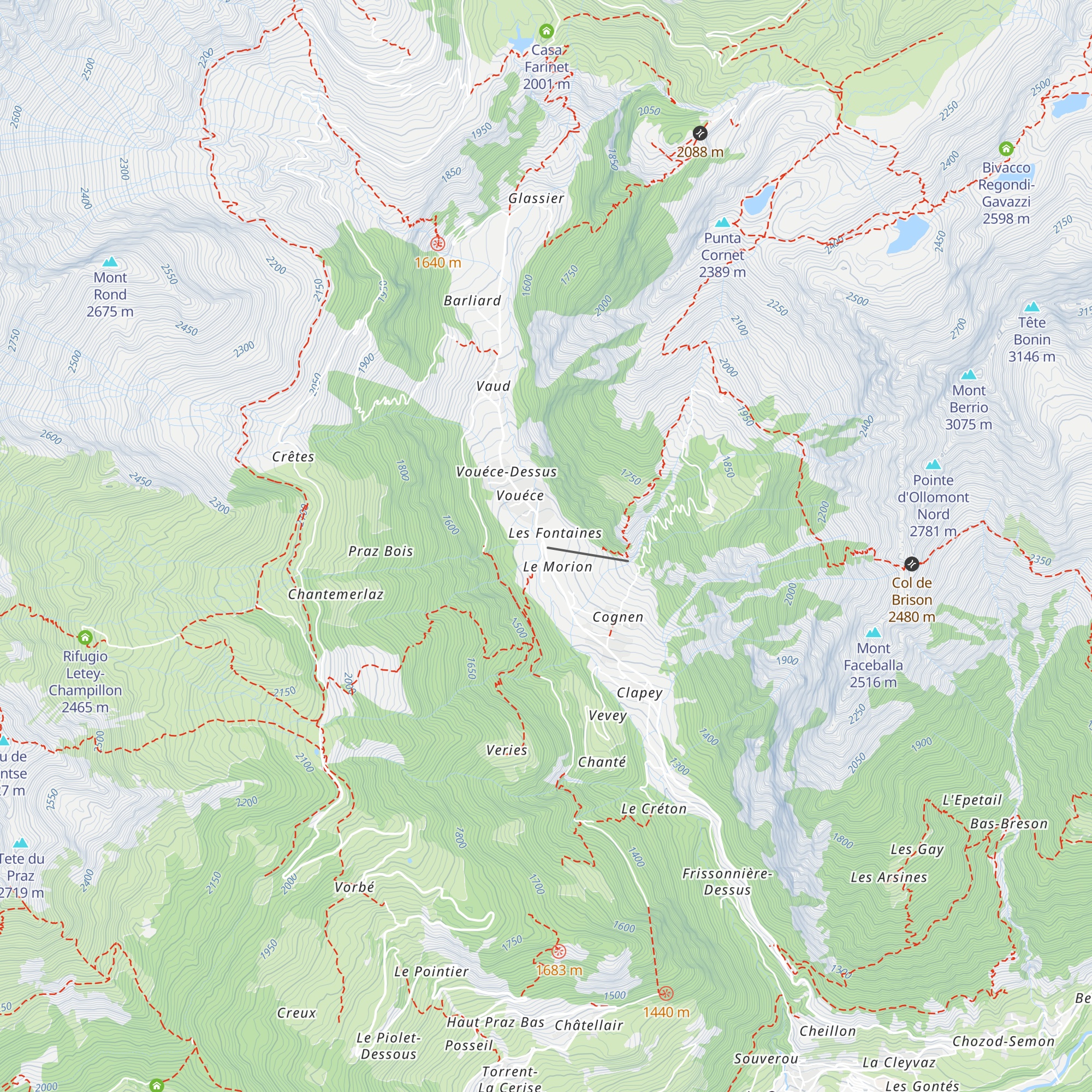Bar map