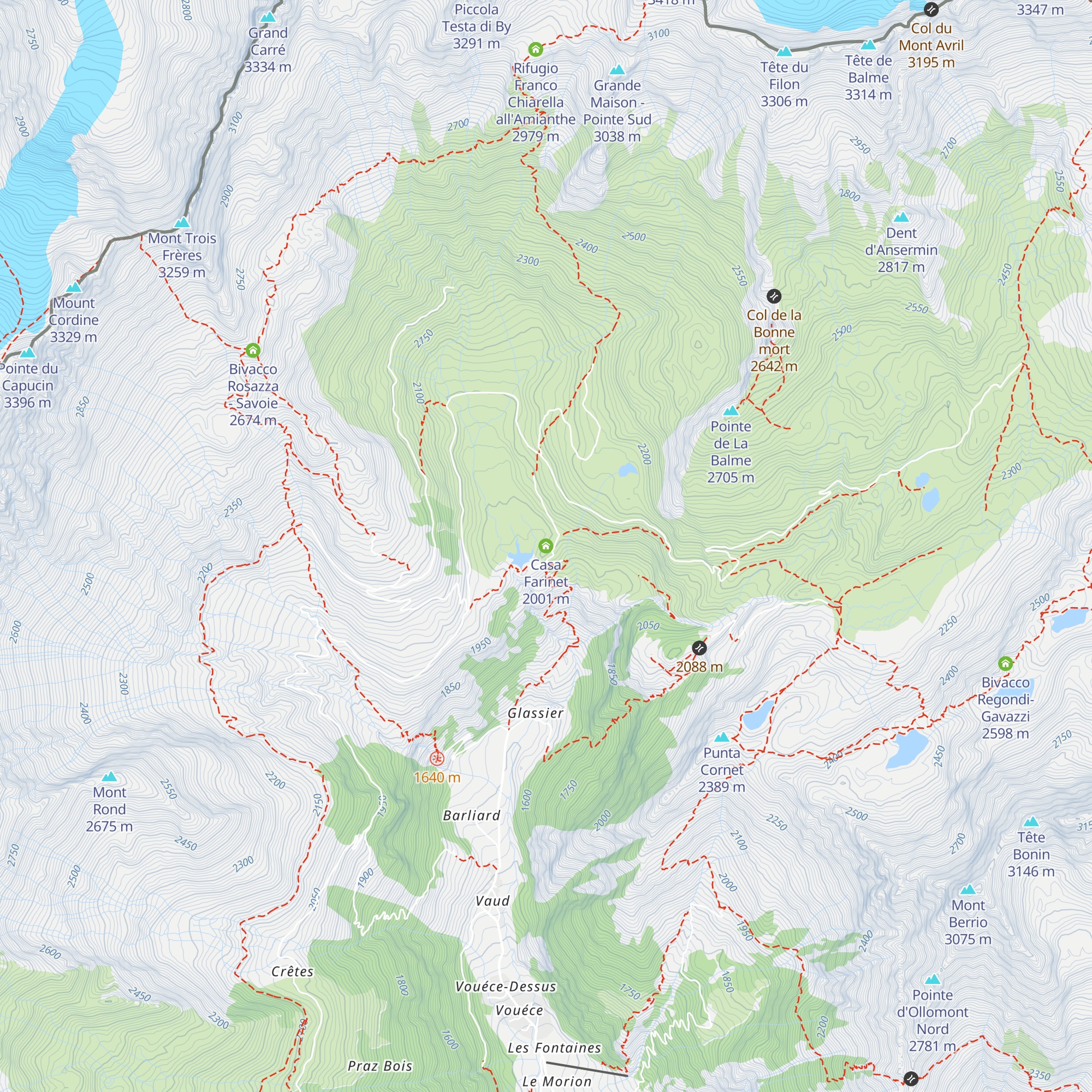Casa Farinet map