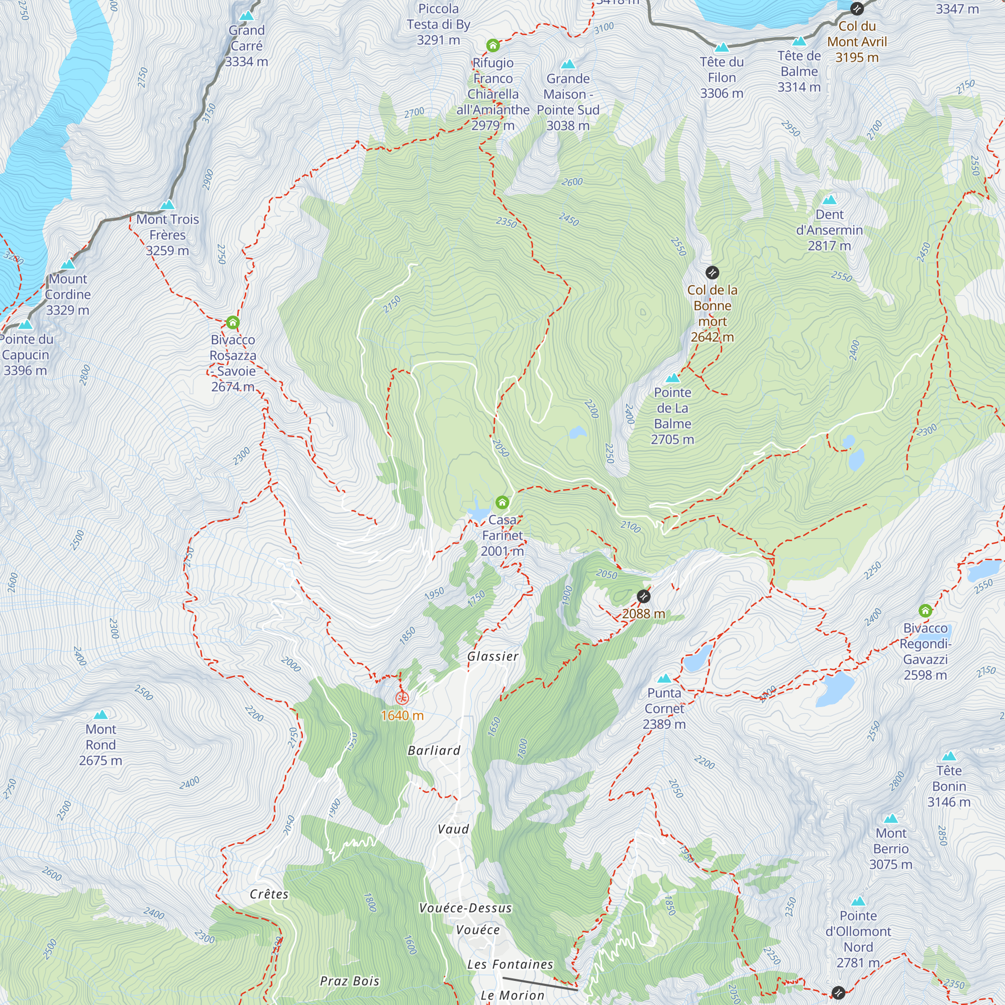 Casa Farinet map