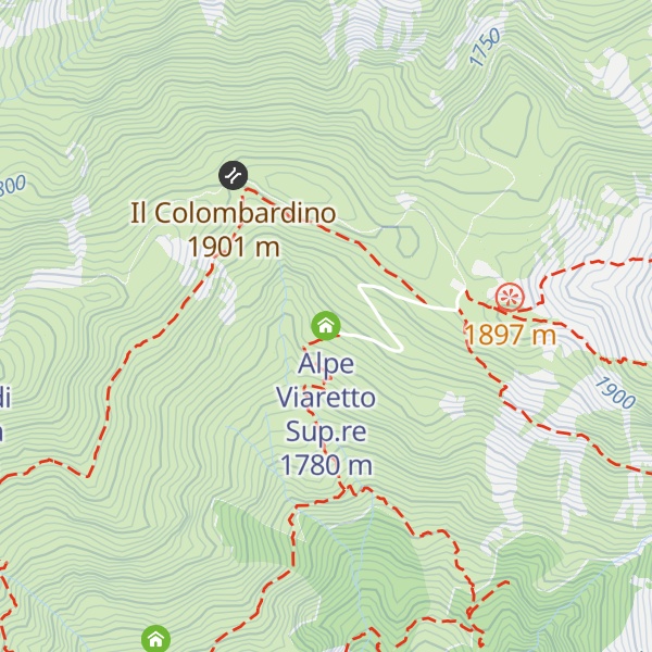 Map of Alpe Viaretto Sup.re