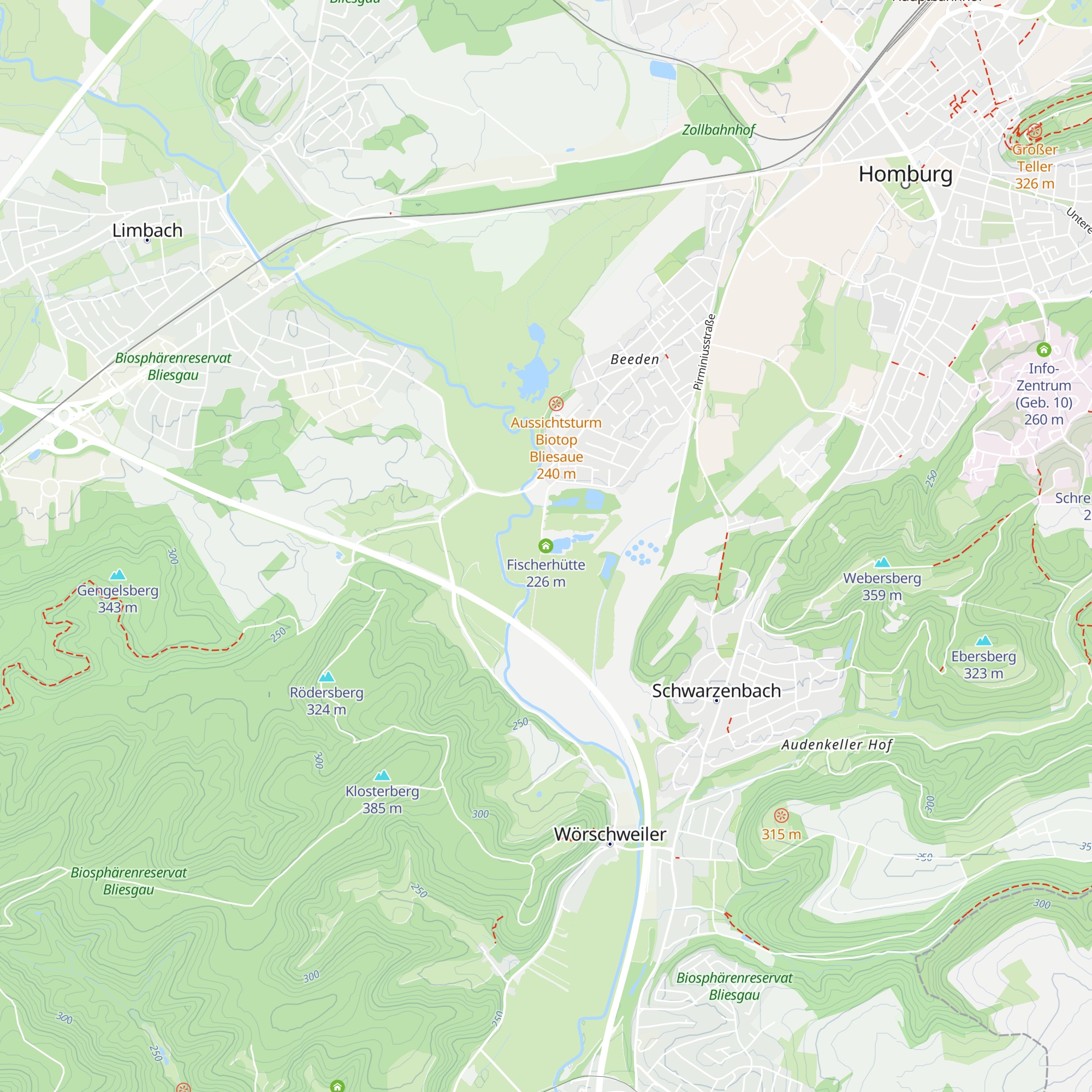 Fischerhütte map