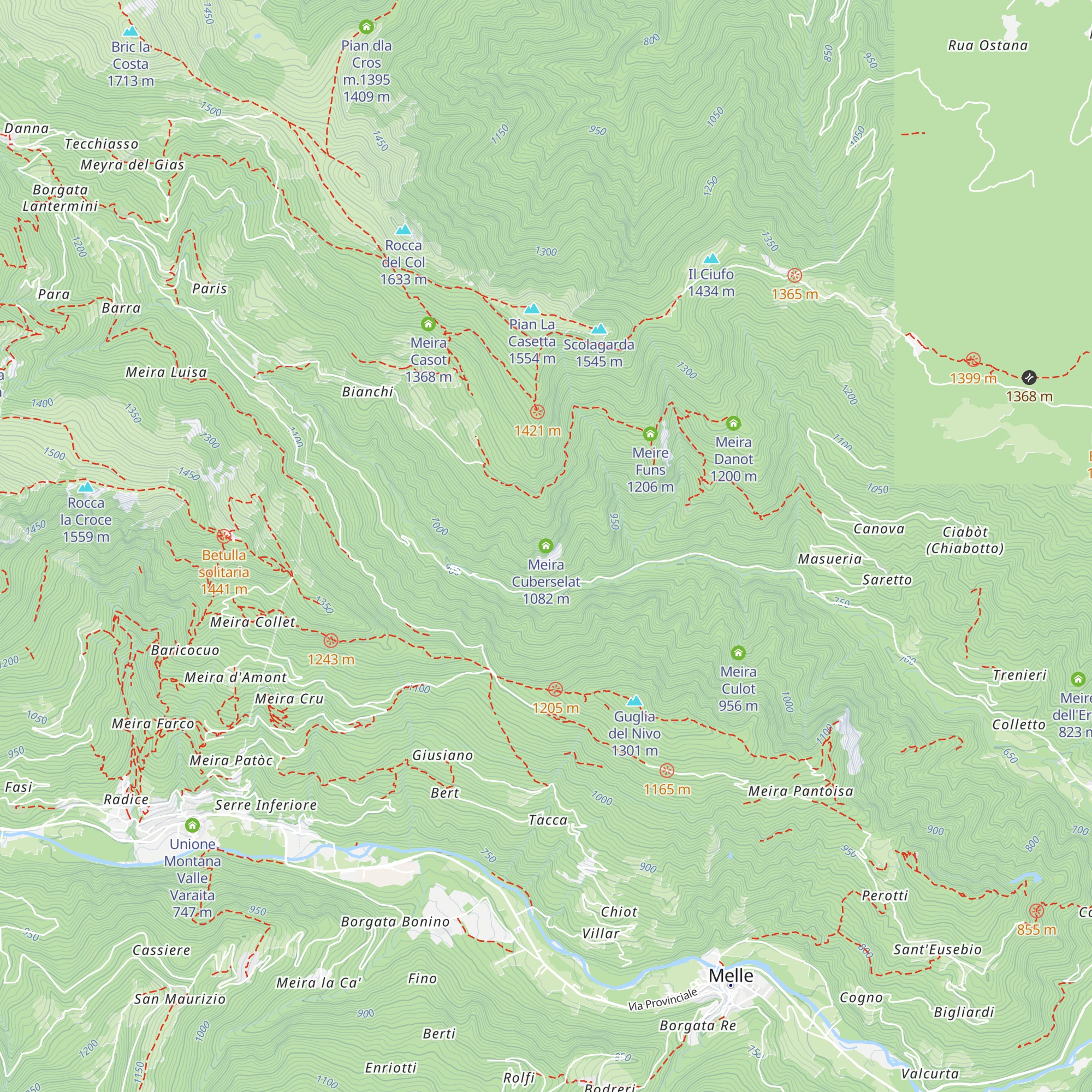 Meira Cuberselat map