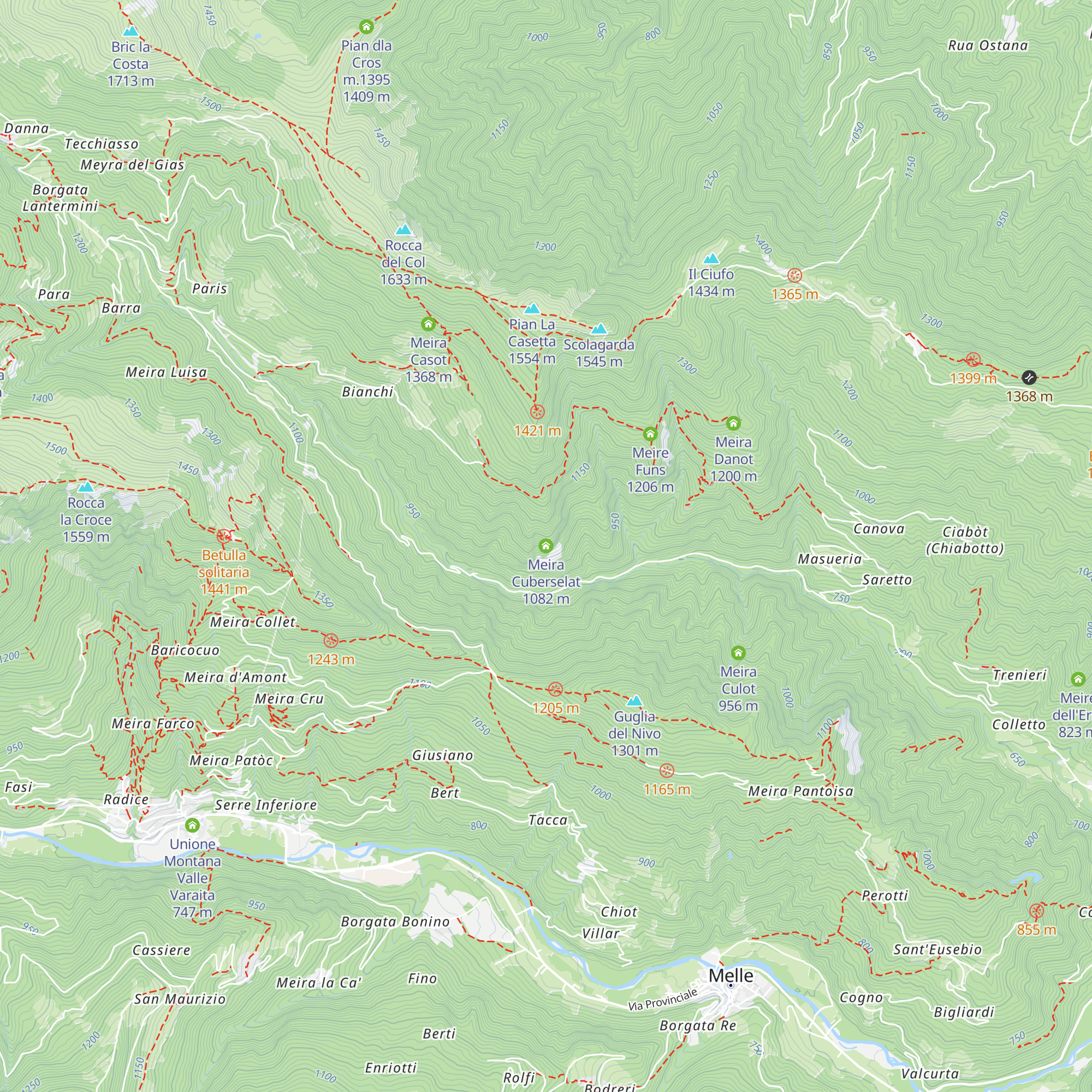 Meira Cuberselat map