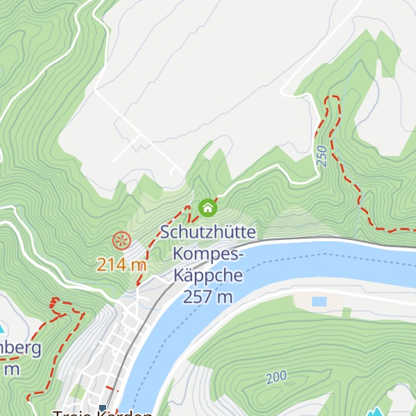 Map of Schutzhütte Kompes-Käppche