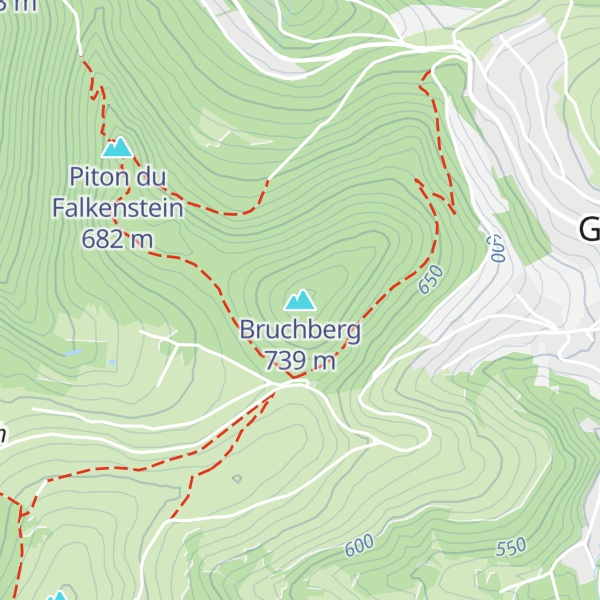 Map of Bruchberg