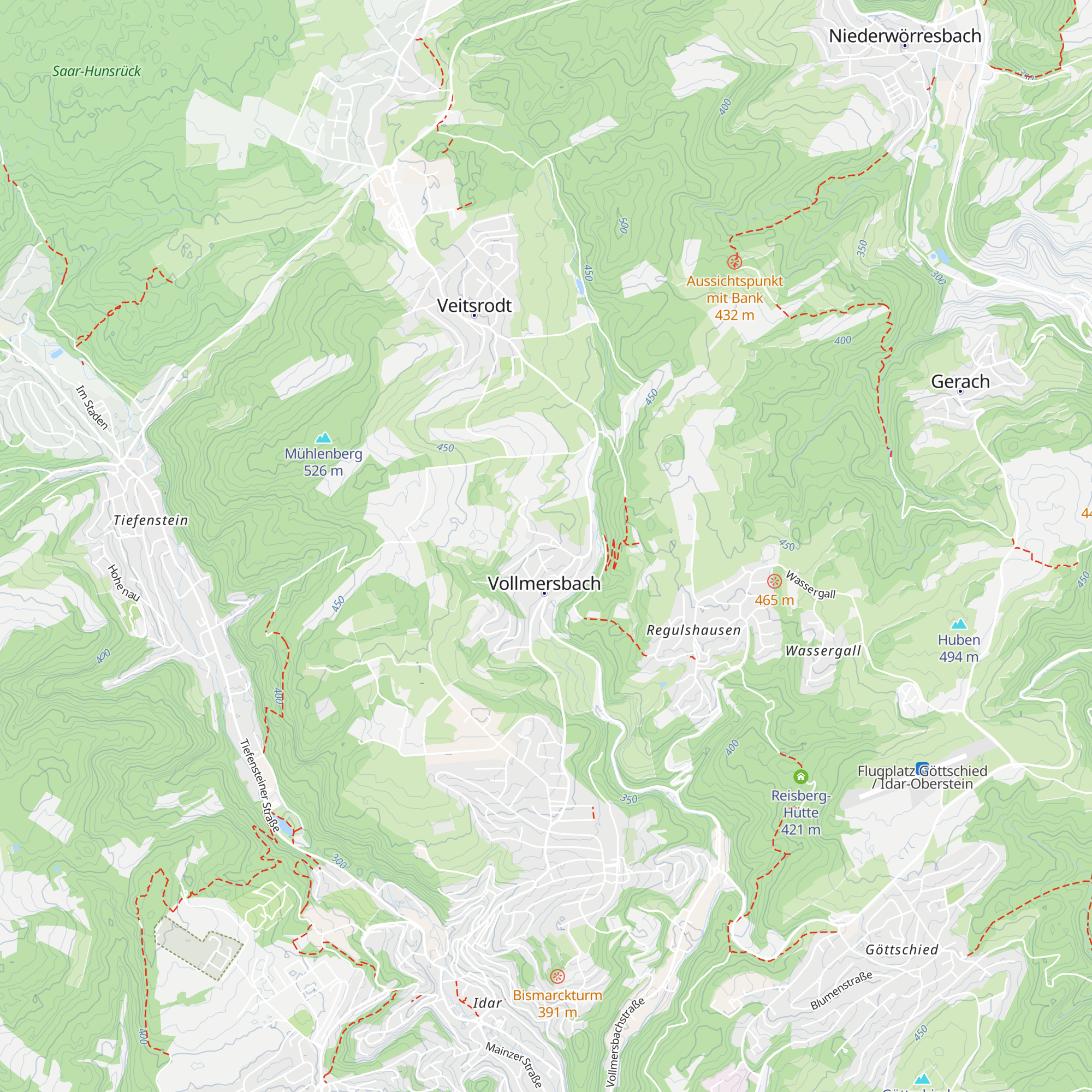 Achat-Alm map