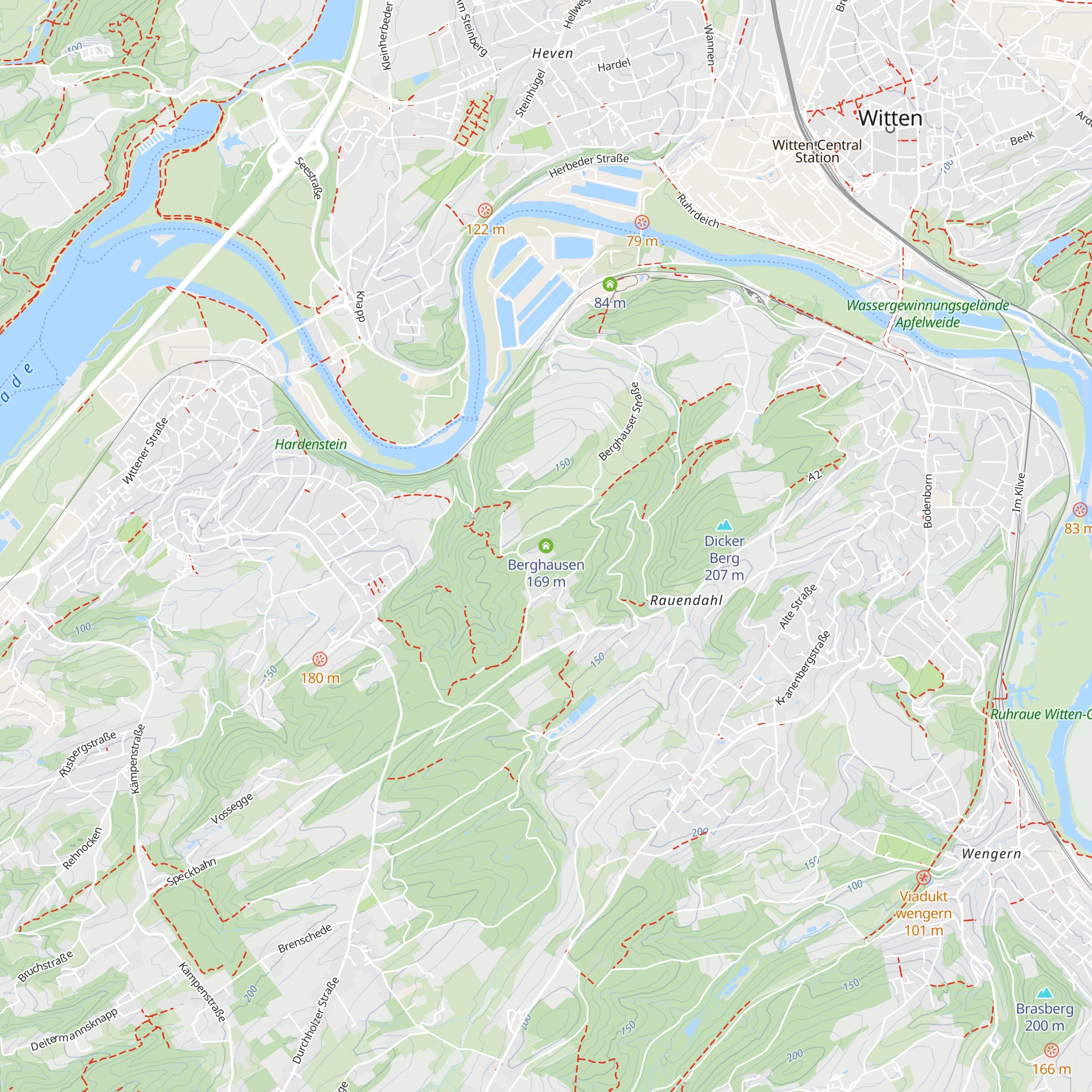 Berghausen map