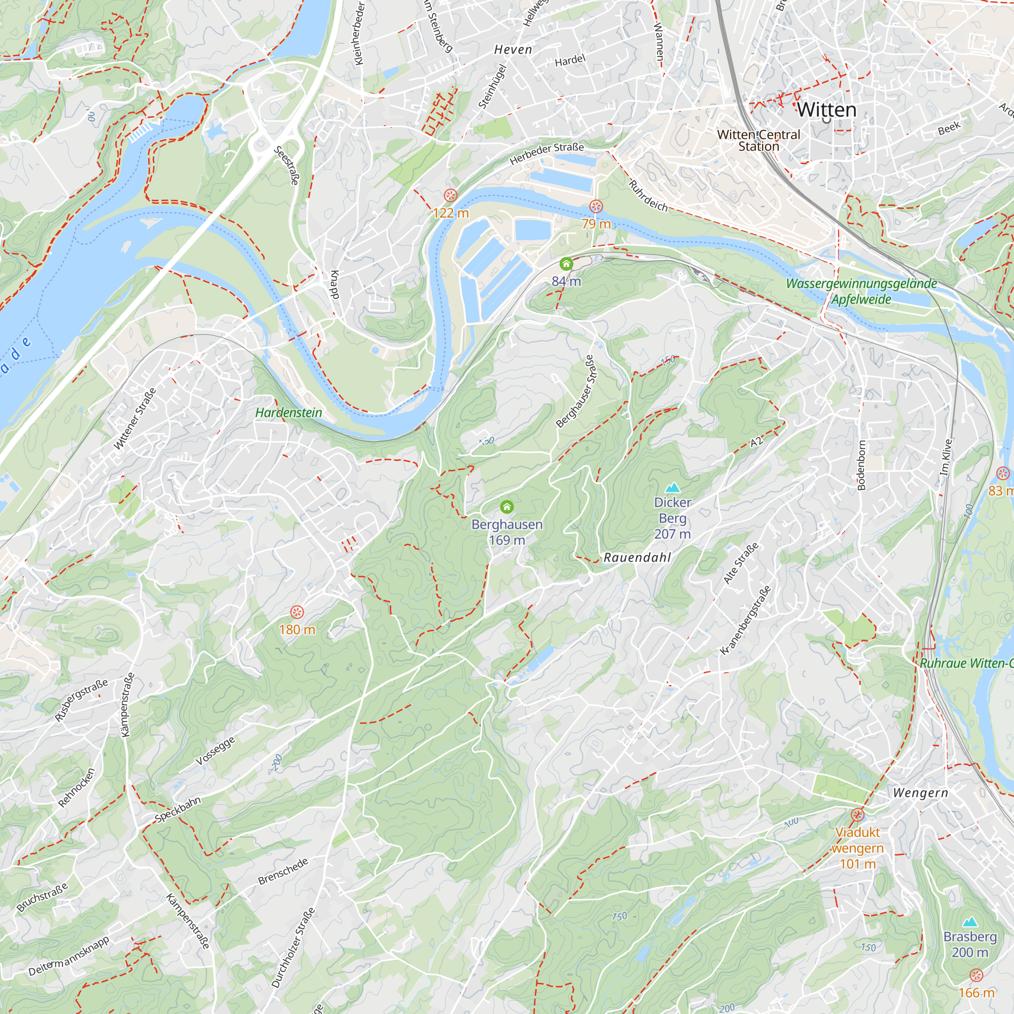 Berghausen map