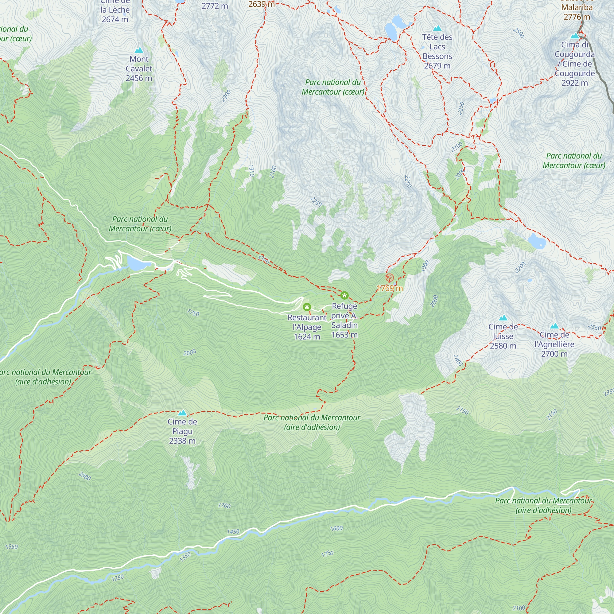 Restaurant l'Alpage map