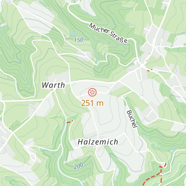 Map of An der Sonne Wanderhütte
