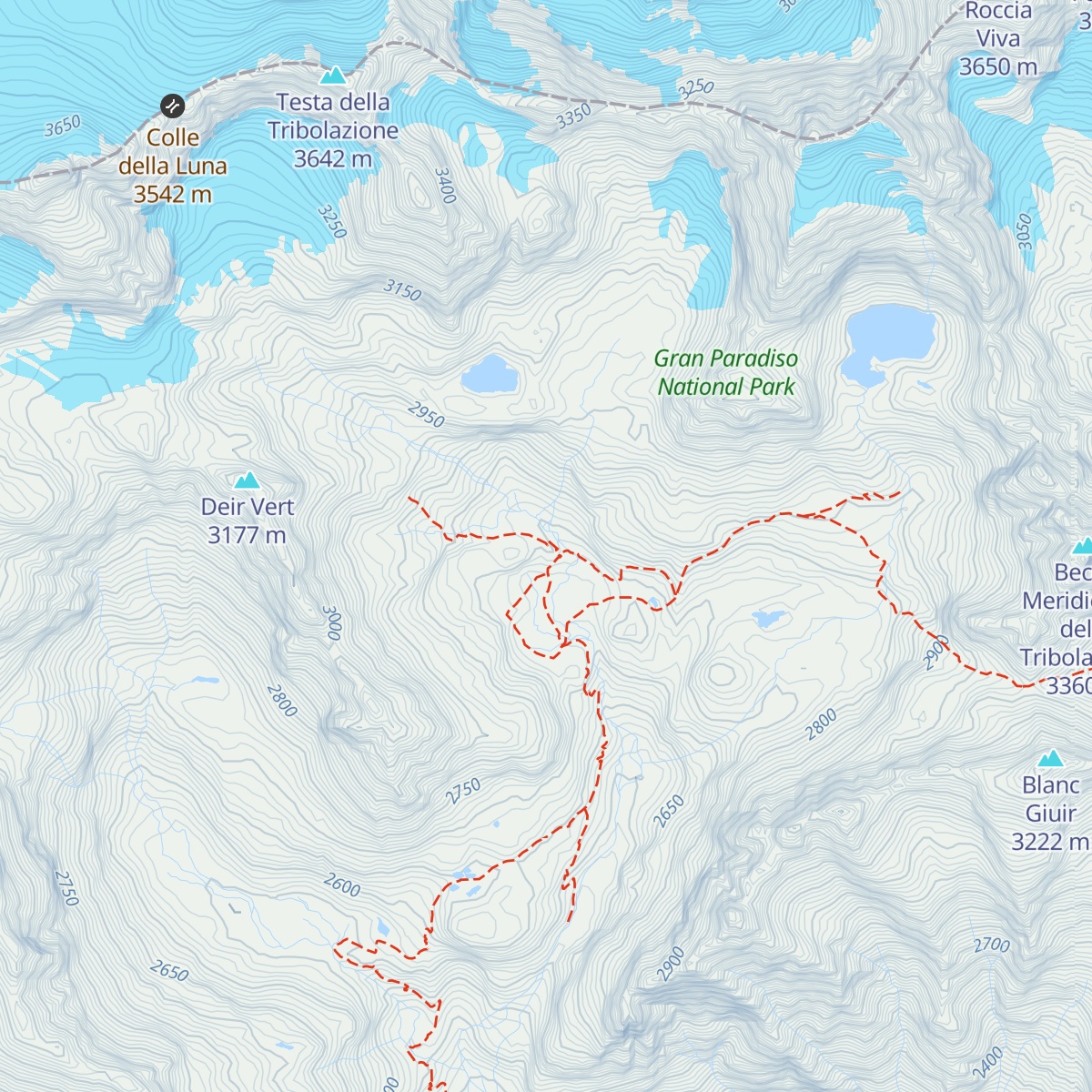 Bivacco Ivrea map