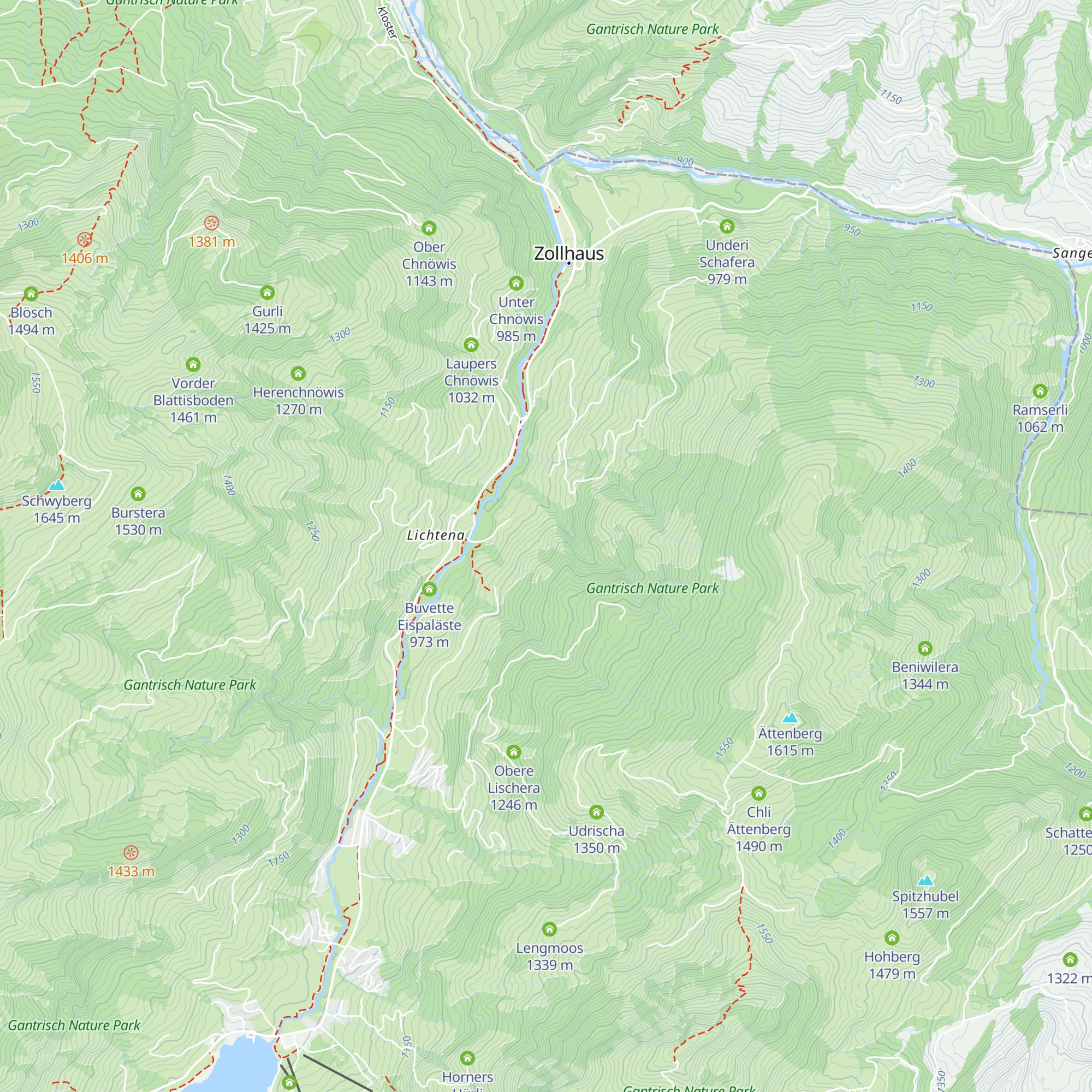 Obere Eltschingera map