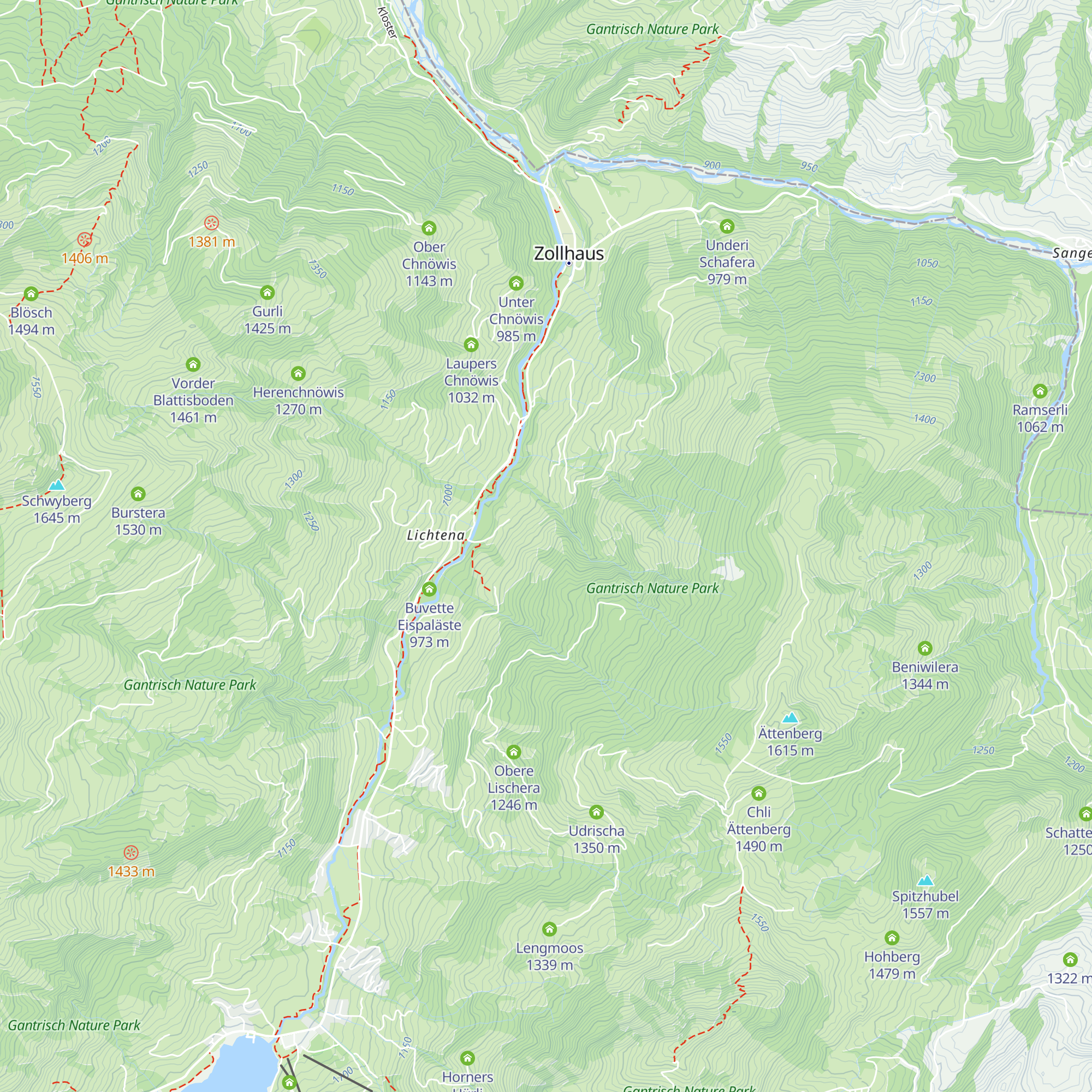Obere Eltschingera map