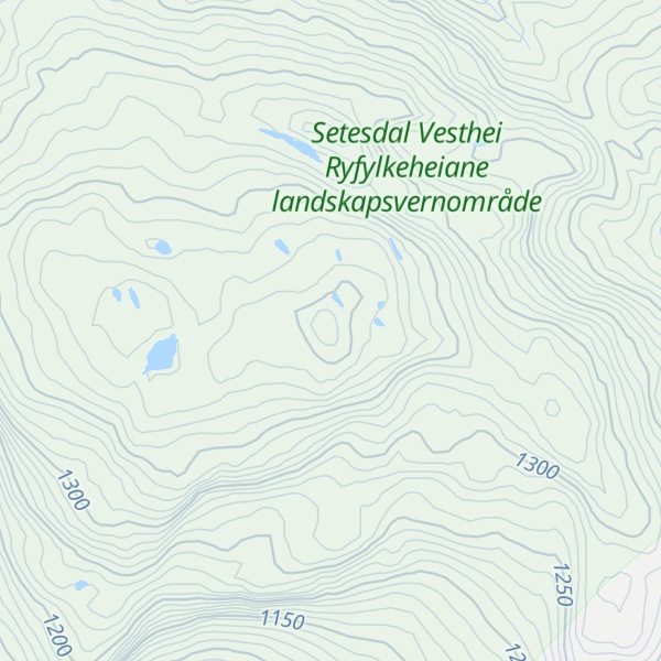 Map of Kvervetjønnuten