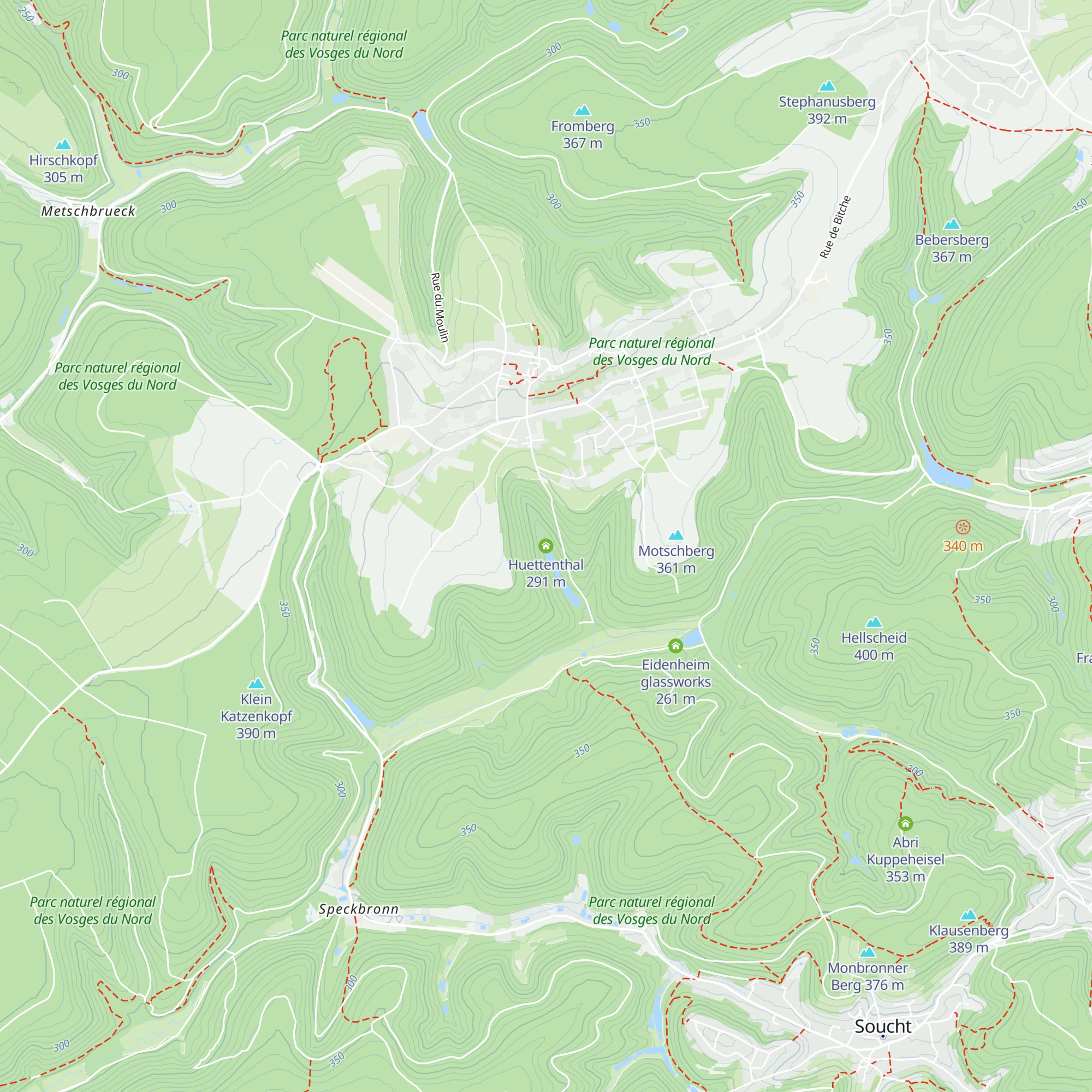 Huettenthal map