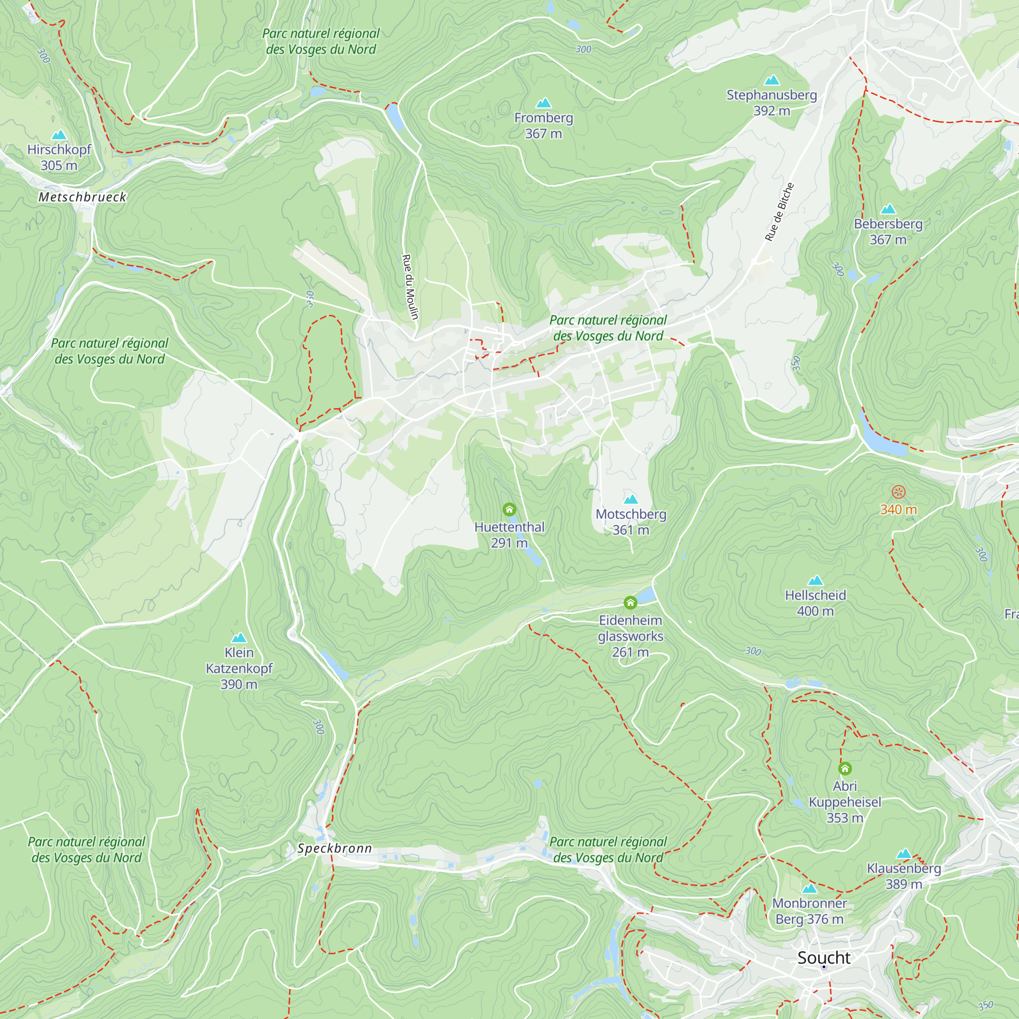 Huettenthal map
