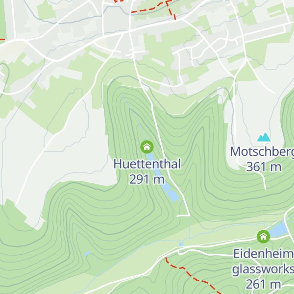 Map of Huettenthal