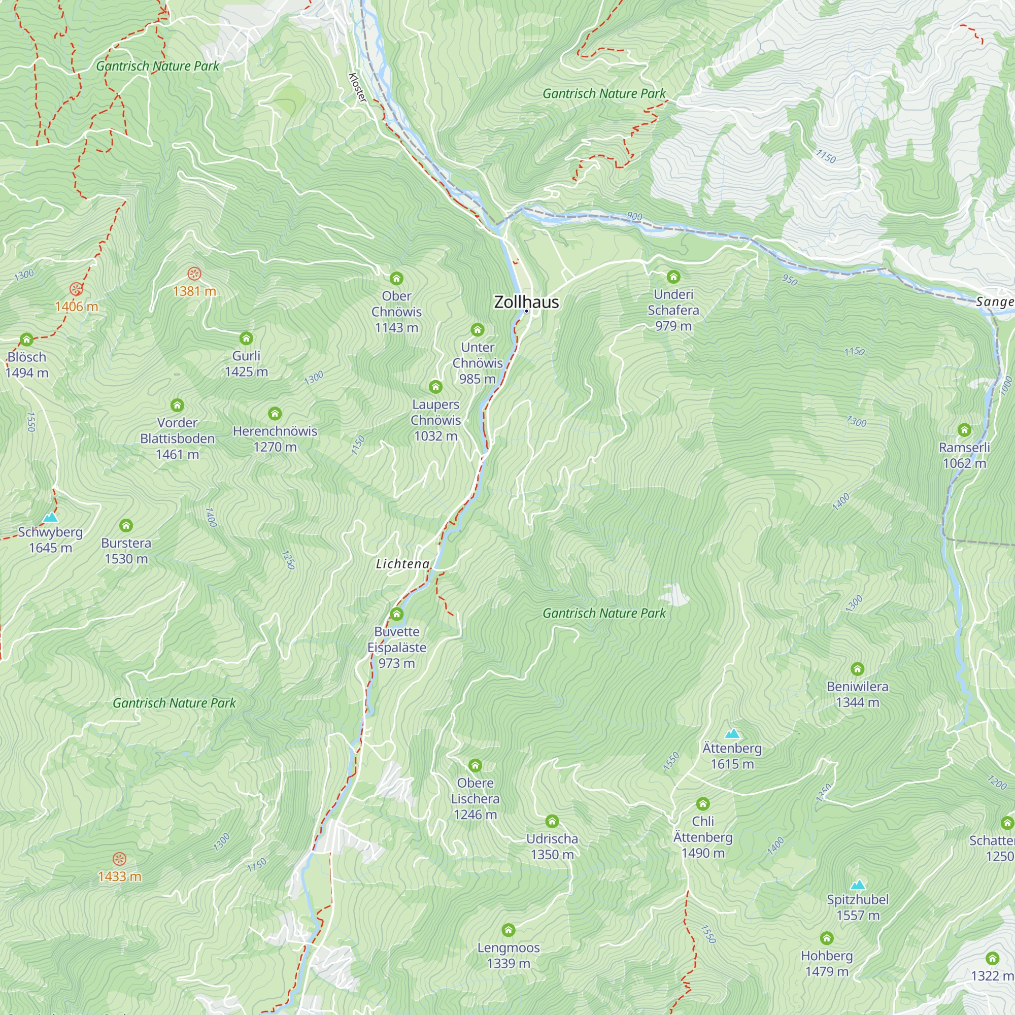 Murenvorschis map