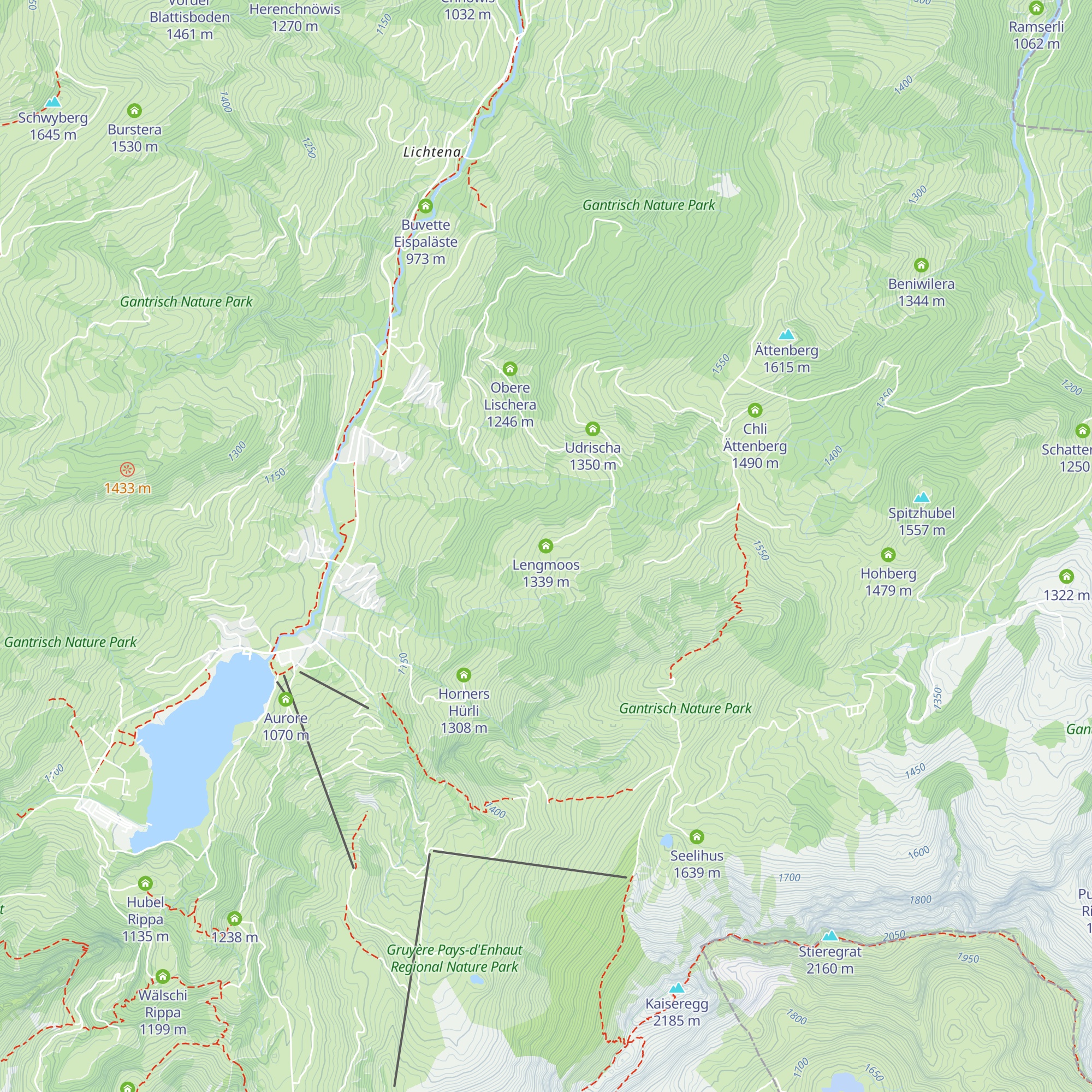 Lengmoos map