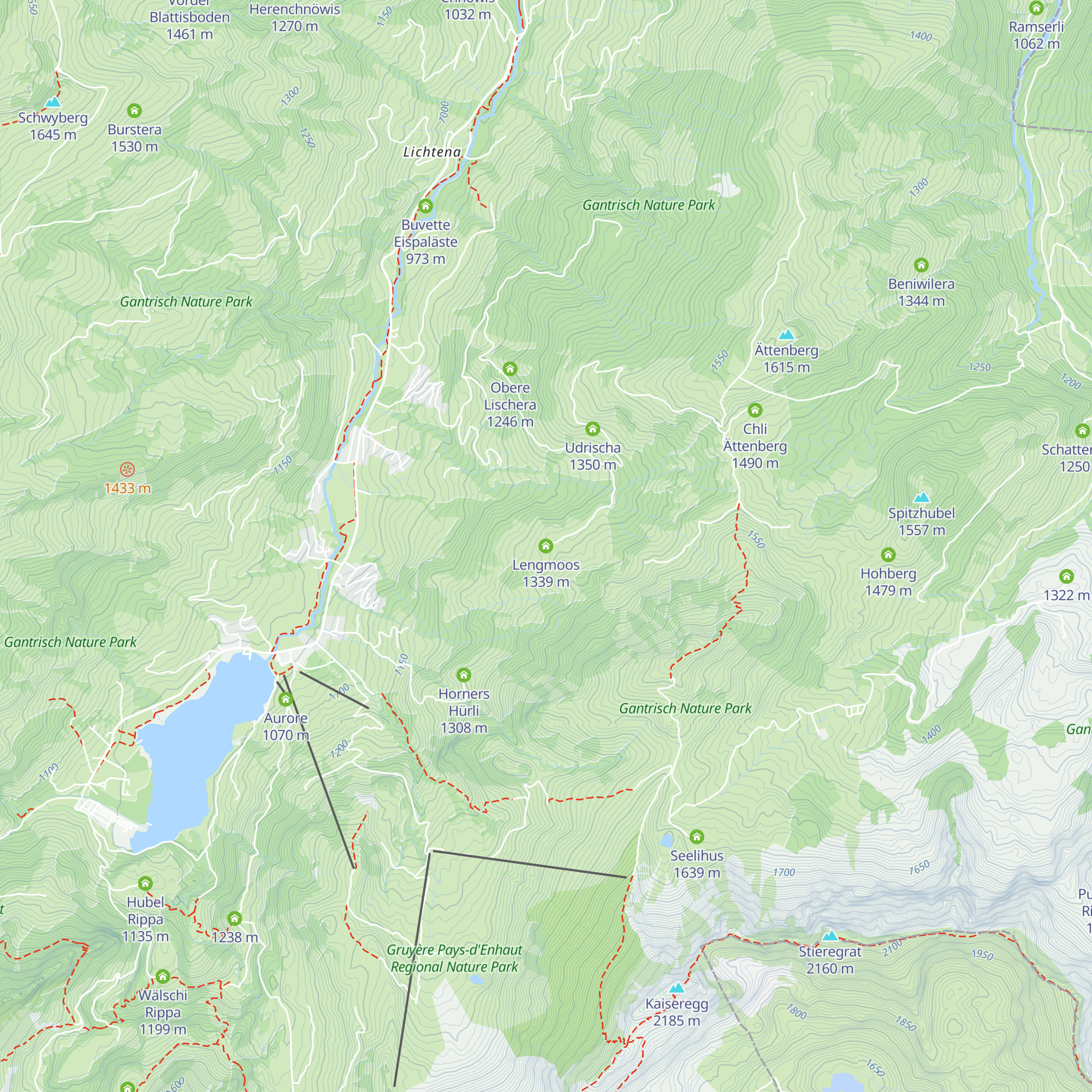 Lengmoos map