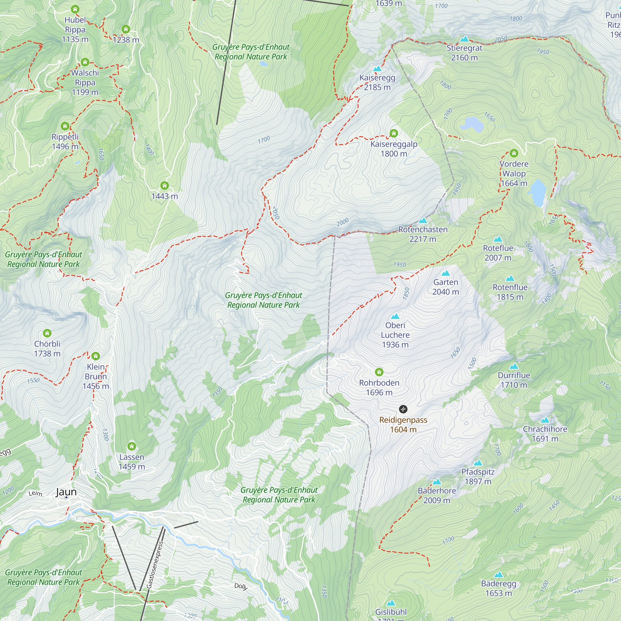 Schafberg map