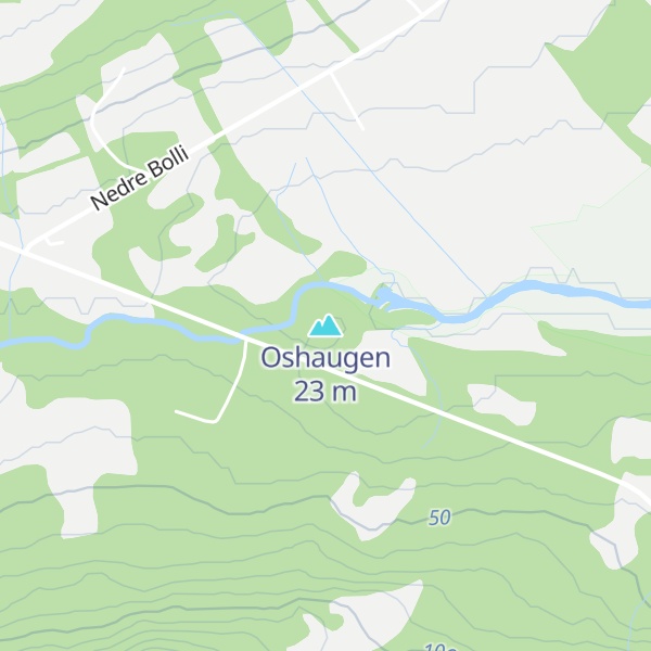 Map of Oshaugen