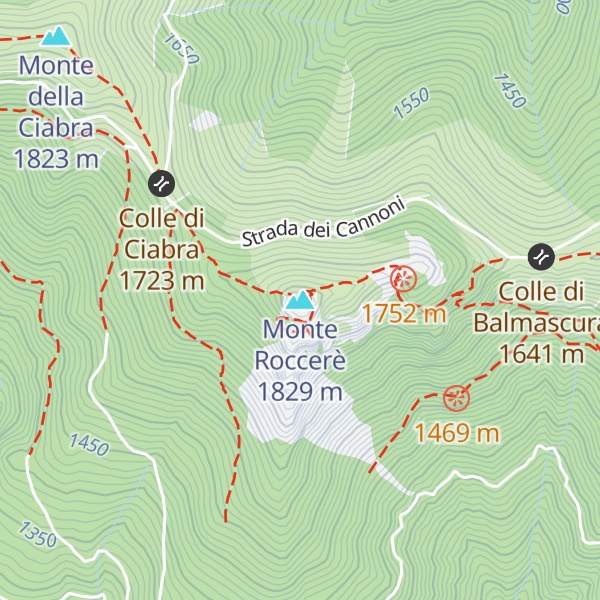 Map of Monte Roccerè