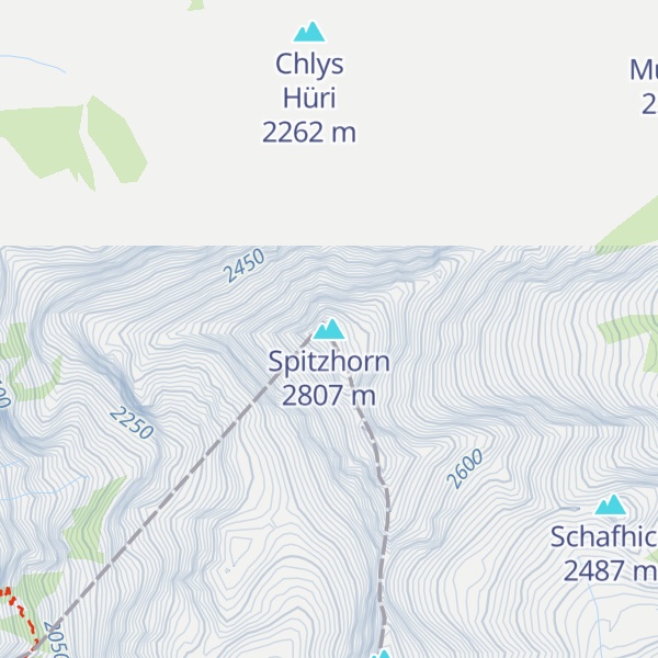 Map of Spitzhorn