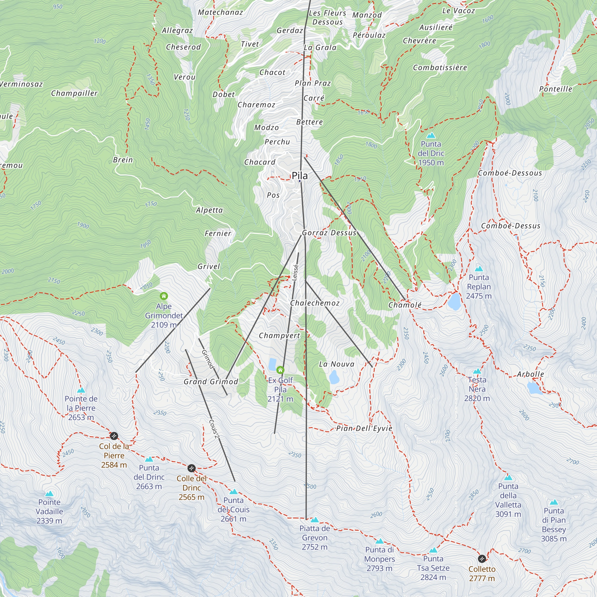 Hermitage map