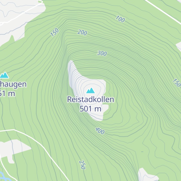 Map of Reistadkollen