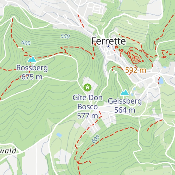 Map of Gîte Don Bosco