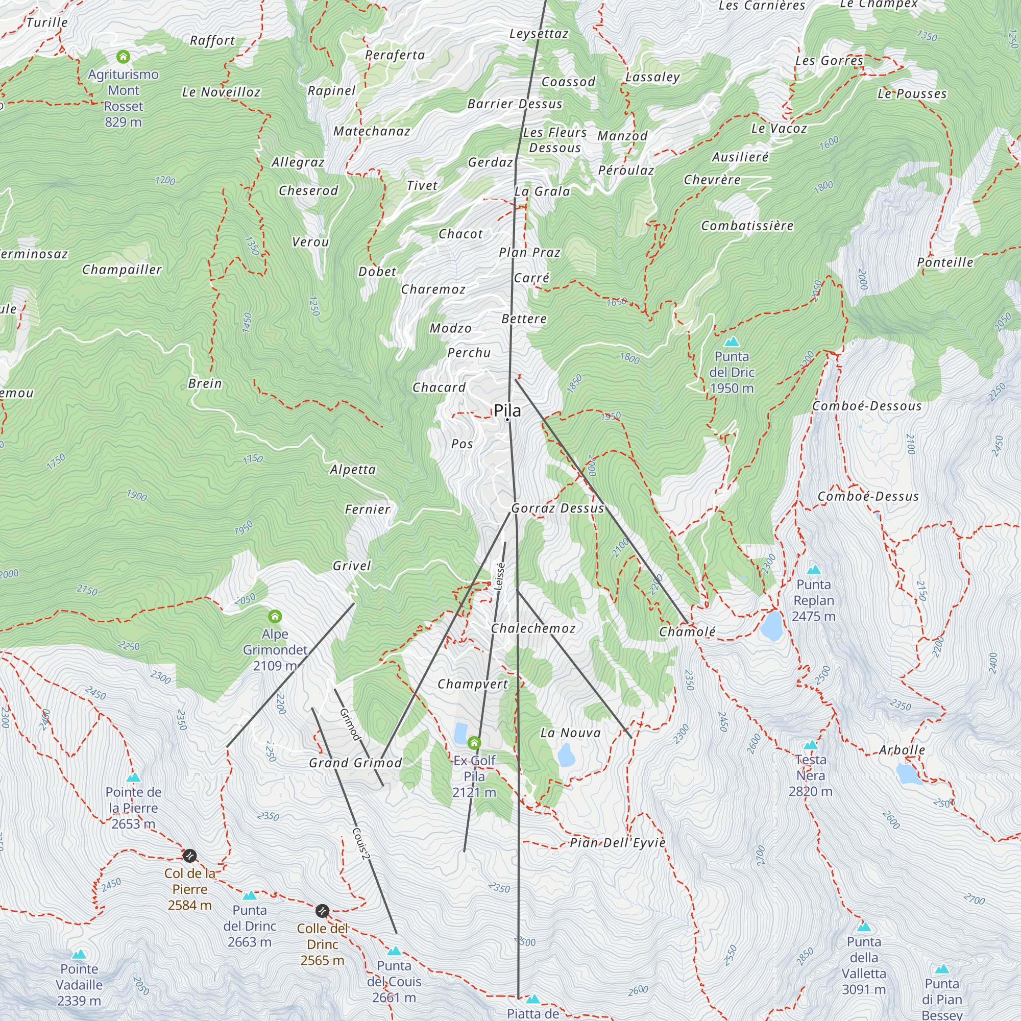 Trattoria dei Maestri map