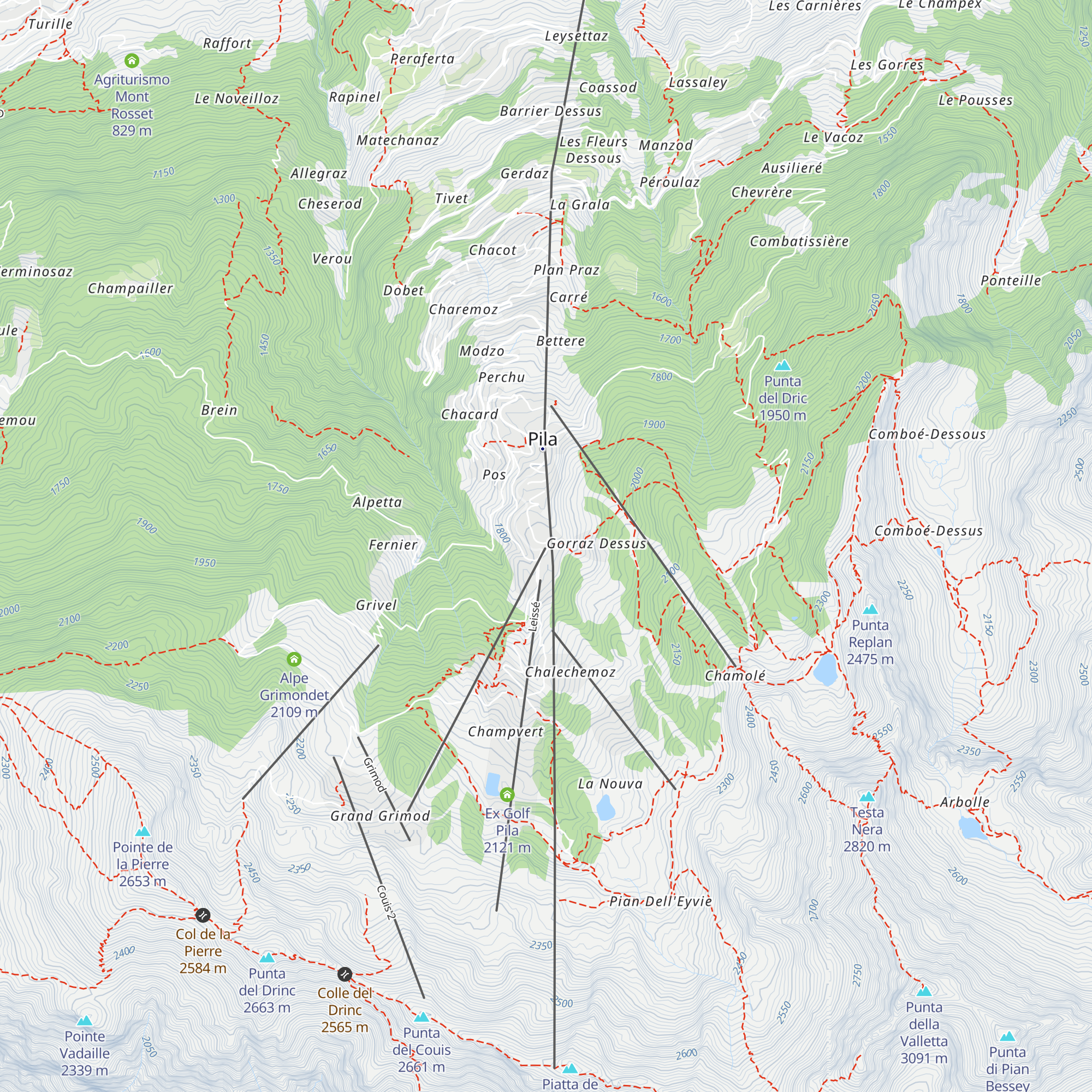 Trattoria dei Maestri map