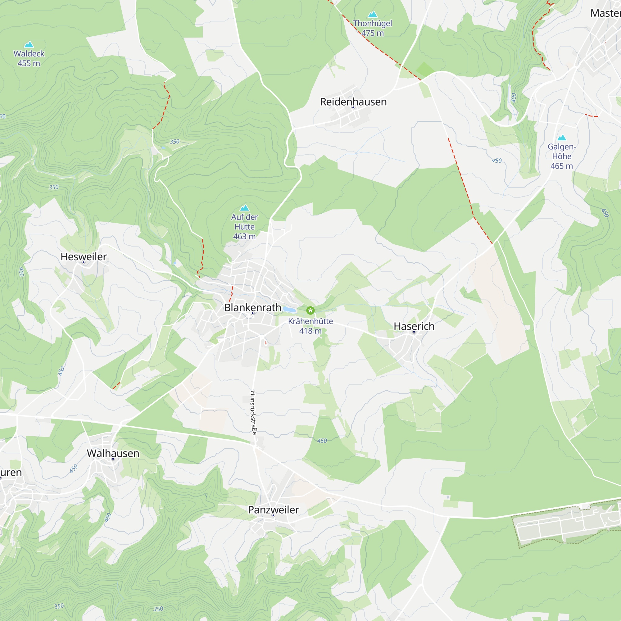 Krähenhütte map