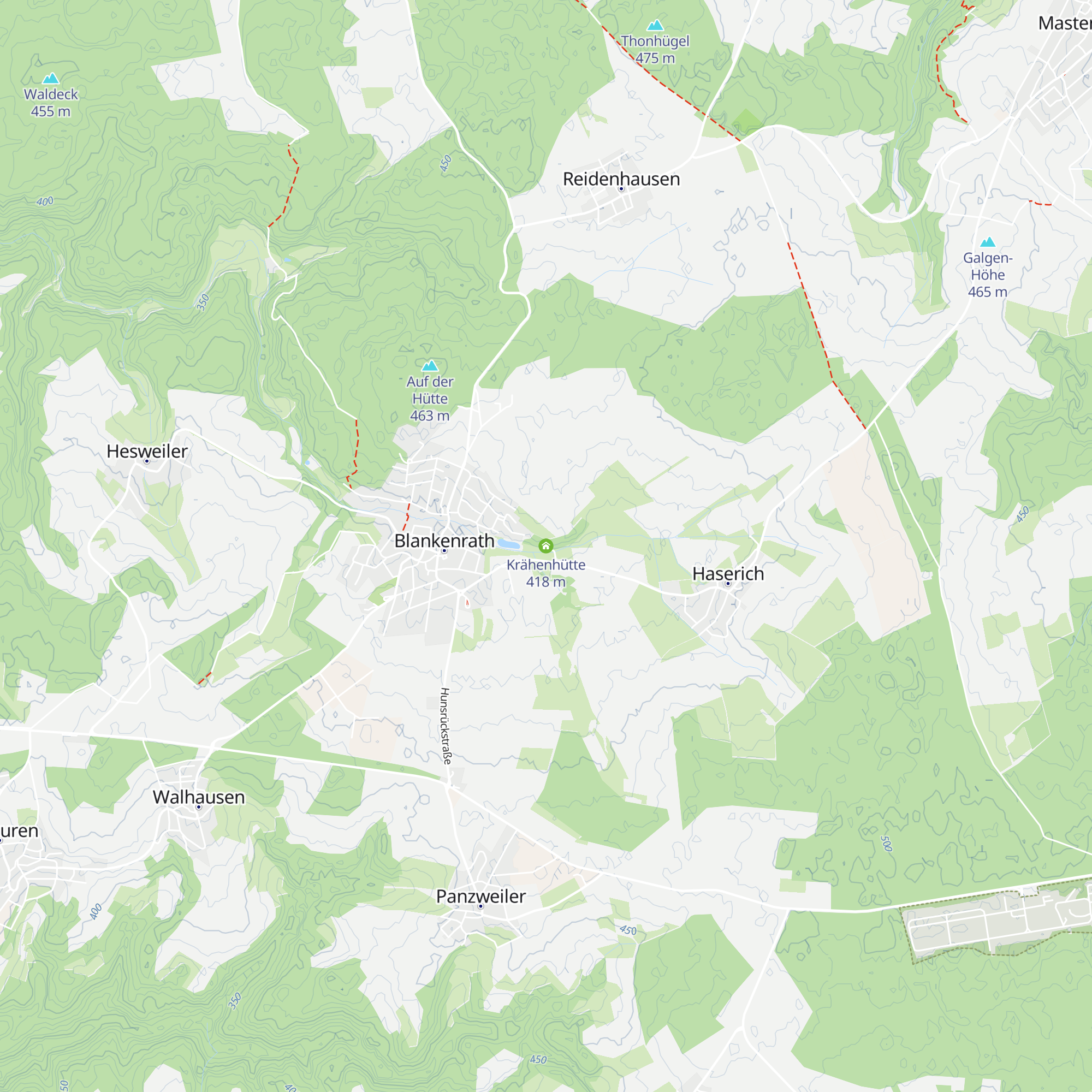 Krähenhütte map