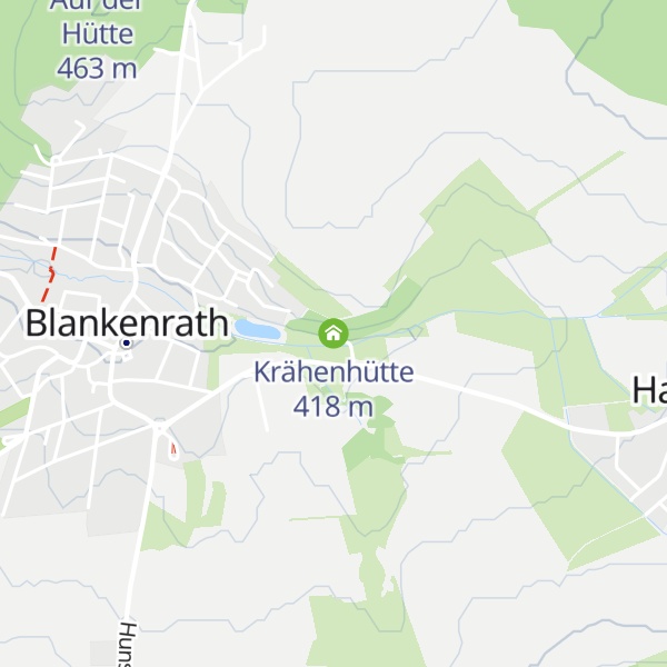 Map of Krähenhütte